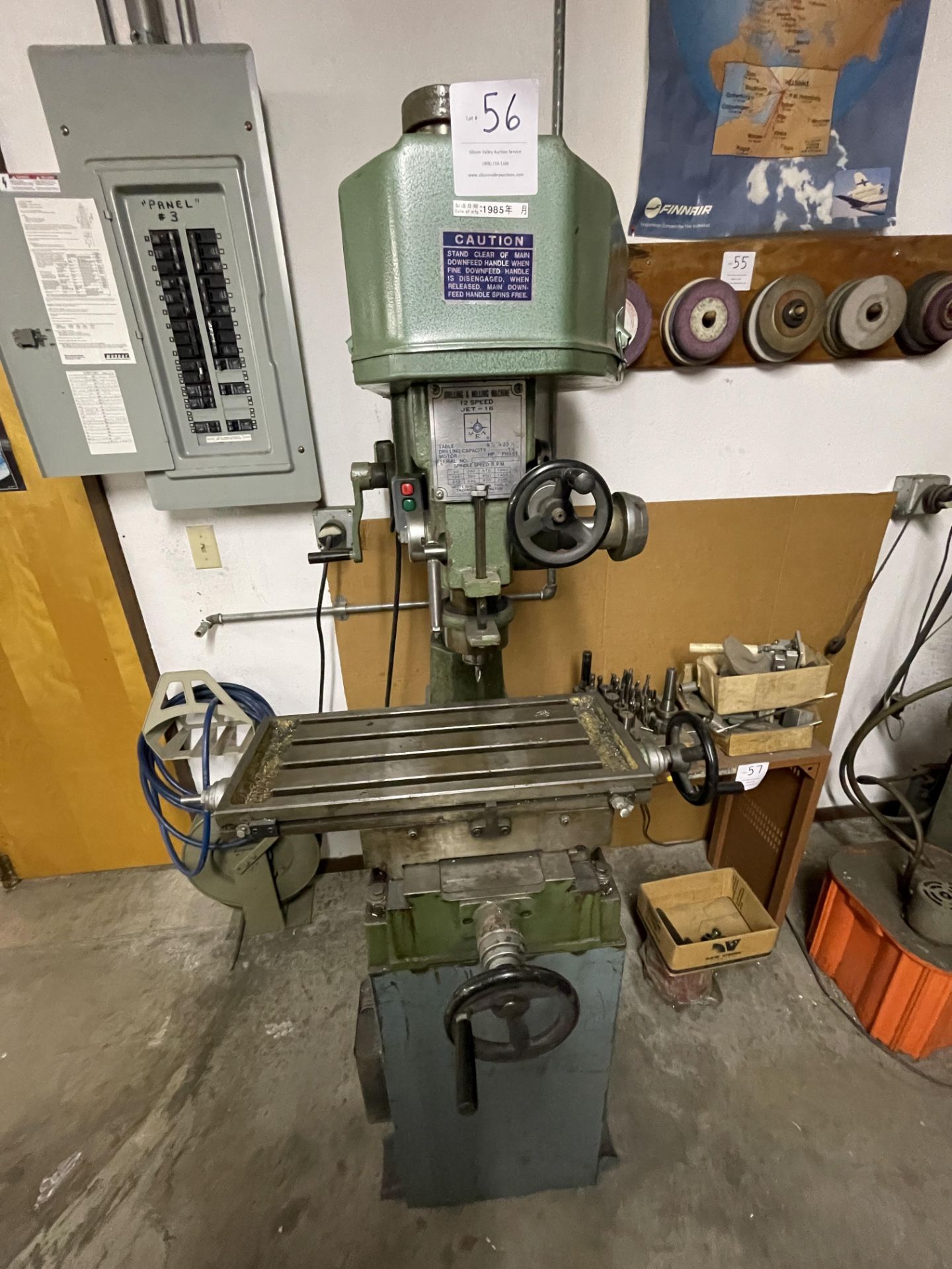 Jet-16 Milling and Drilling machine 2 HP 3 phase