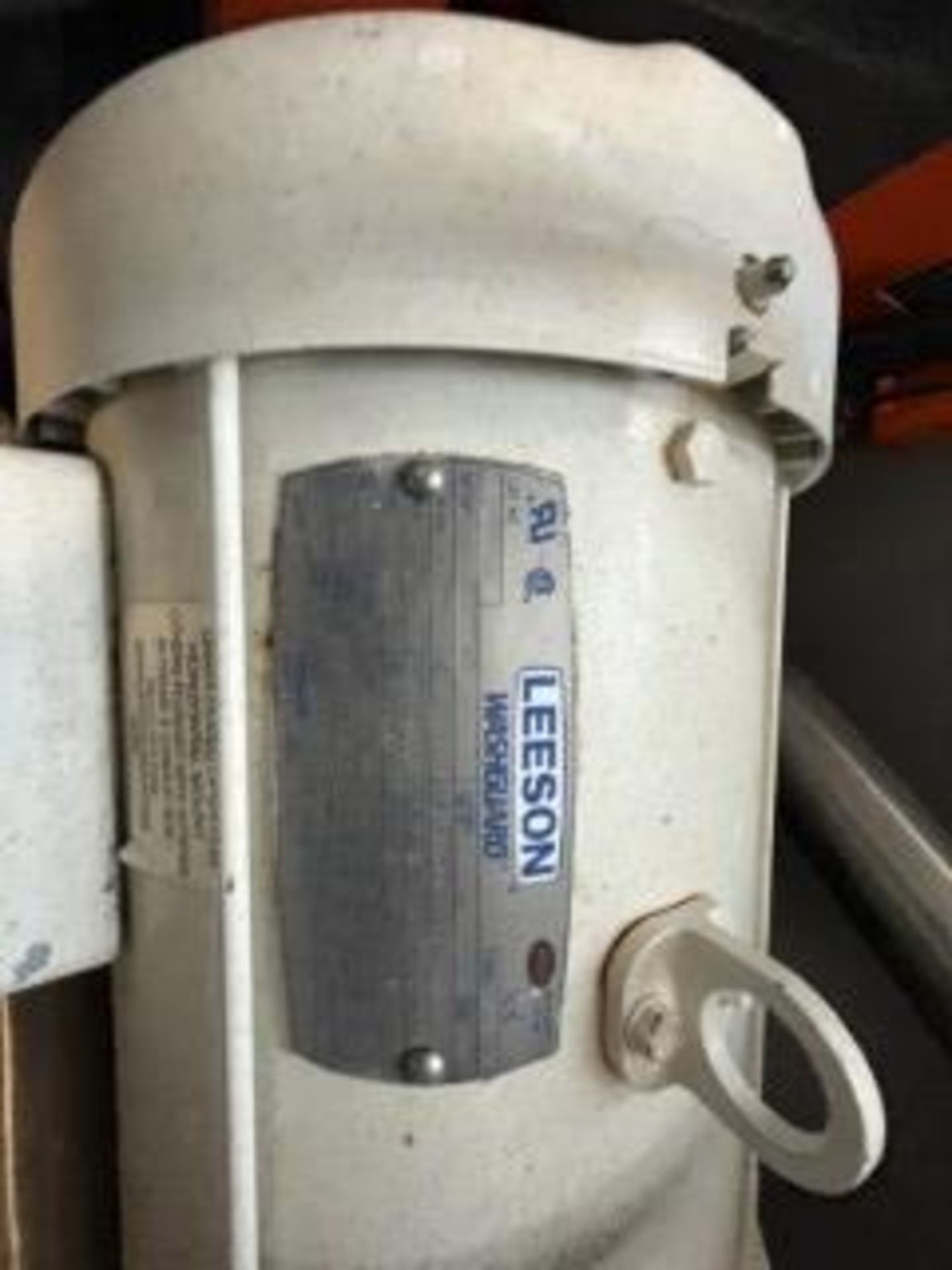 WALKER STAINLESS STEEL 50 GALLON LIQUI-MIXER WITH 10 HP LEESON MOTOR - Image 2 of 3