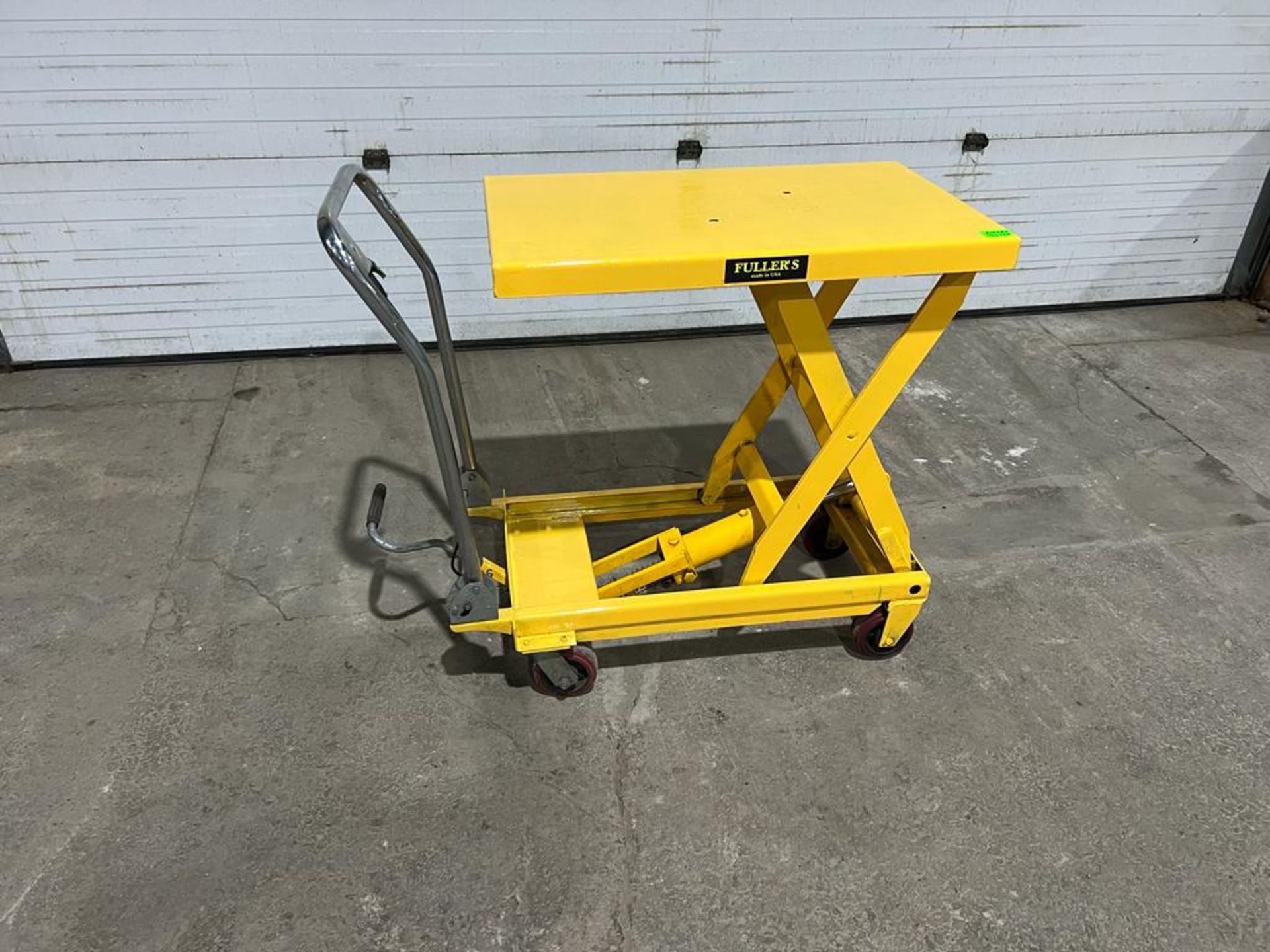 Fuller Hydraulic Die Cart on Casters - 32x20"