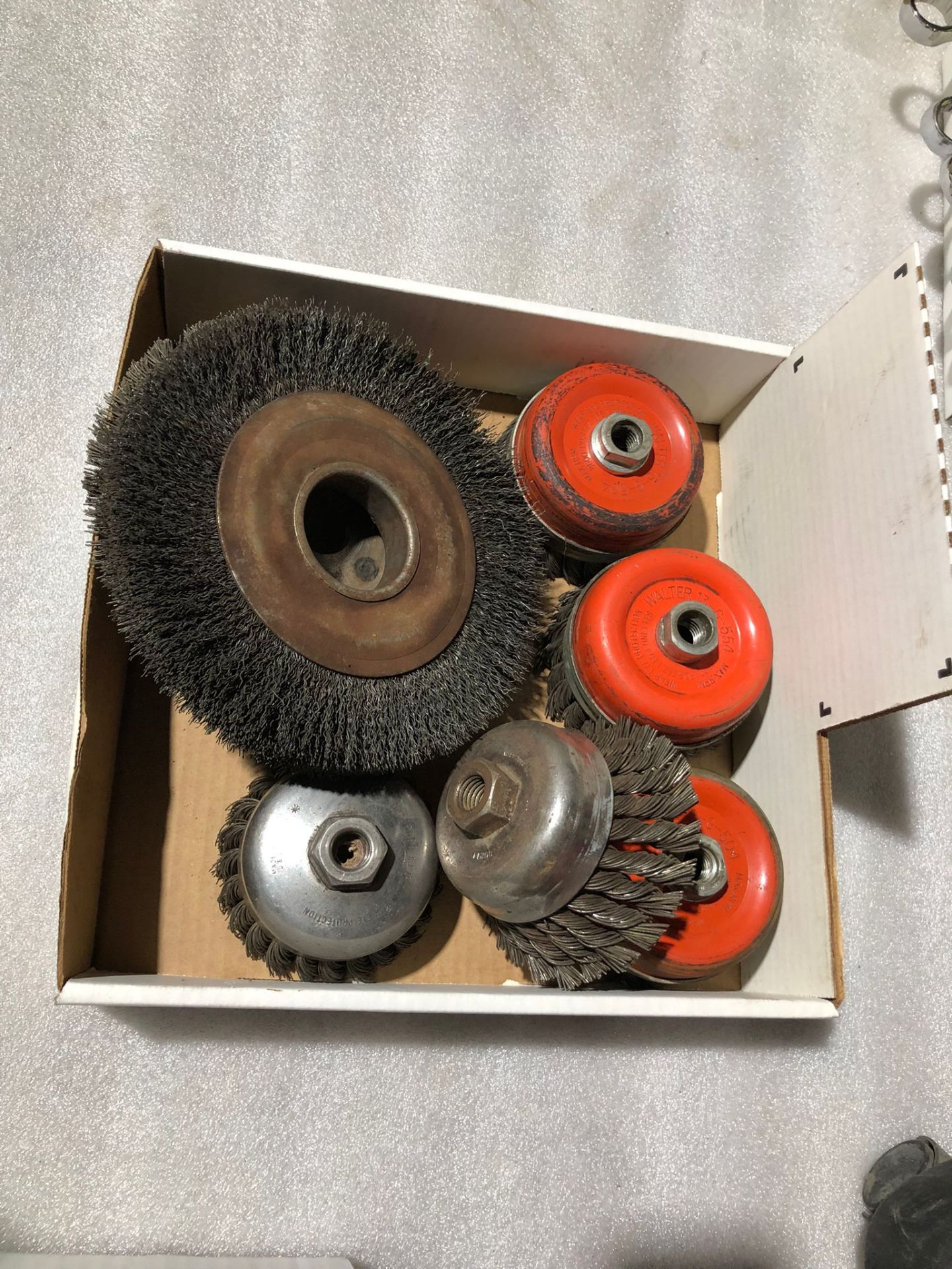 Lot of 6 (6 units) Angle Grinder Wire Brushes and Circular Steel Brush Attachments - Image 2 of 2