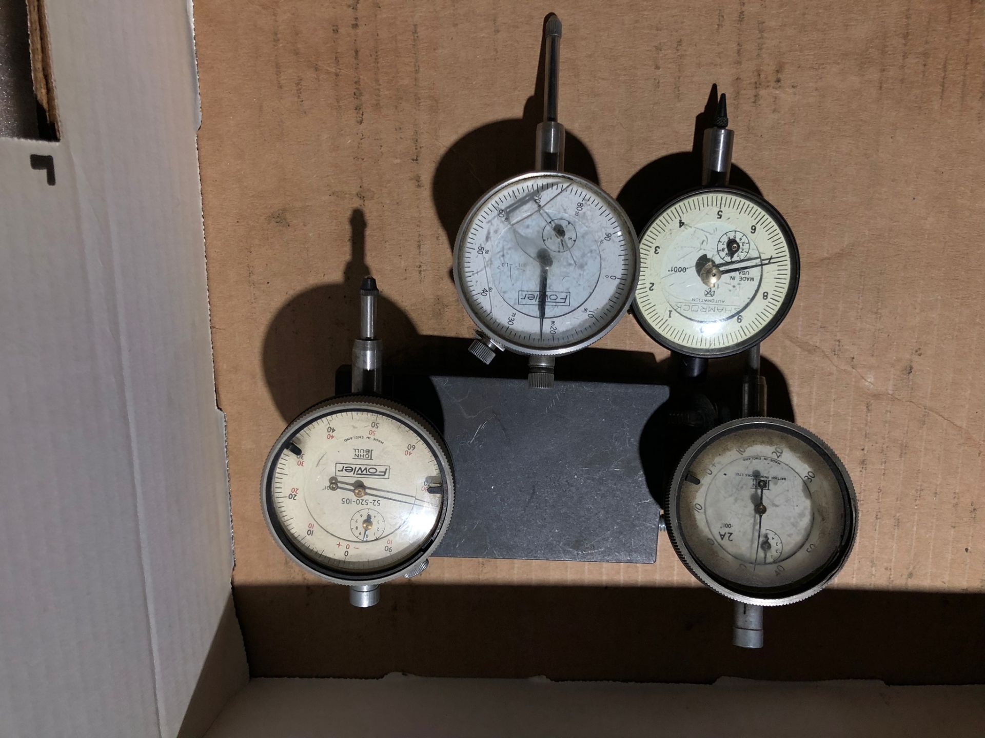 Lot of 4 (4 units) John Bull, Fowler and Shamrock Dial Indicator Units - Image 2 of 2