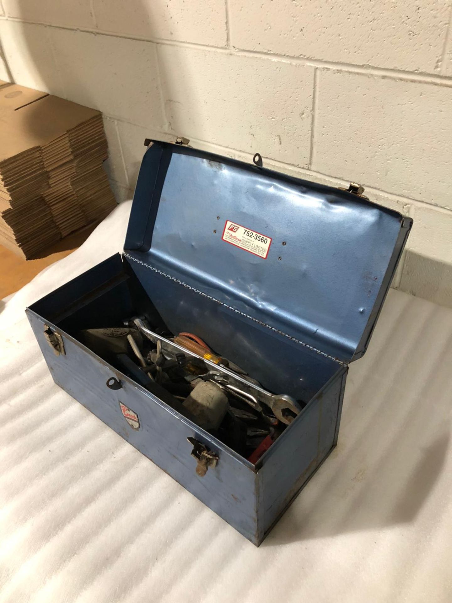 Toolbox with Misc Tools - contents included