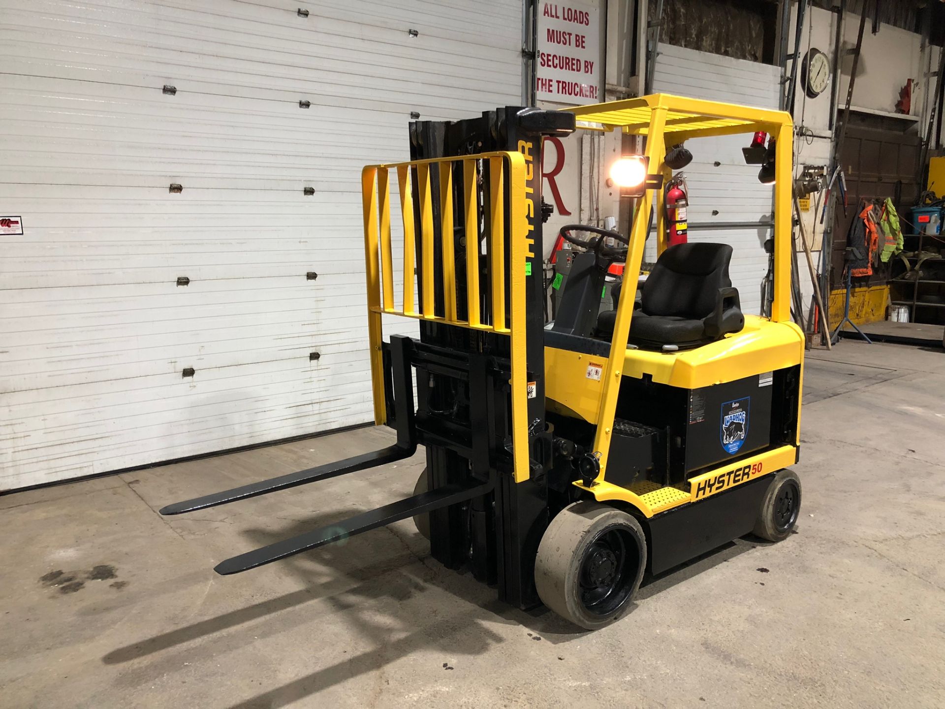 NICE Hyster 50 - 5,000lbs Capacity Forklift Electric with Sideshift 3-stage mast 48V - FREE CUSTOMS