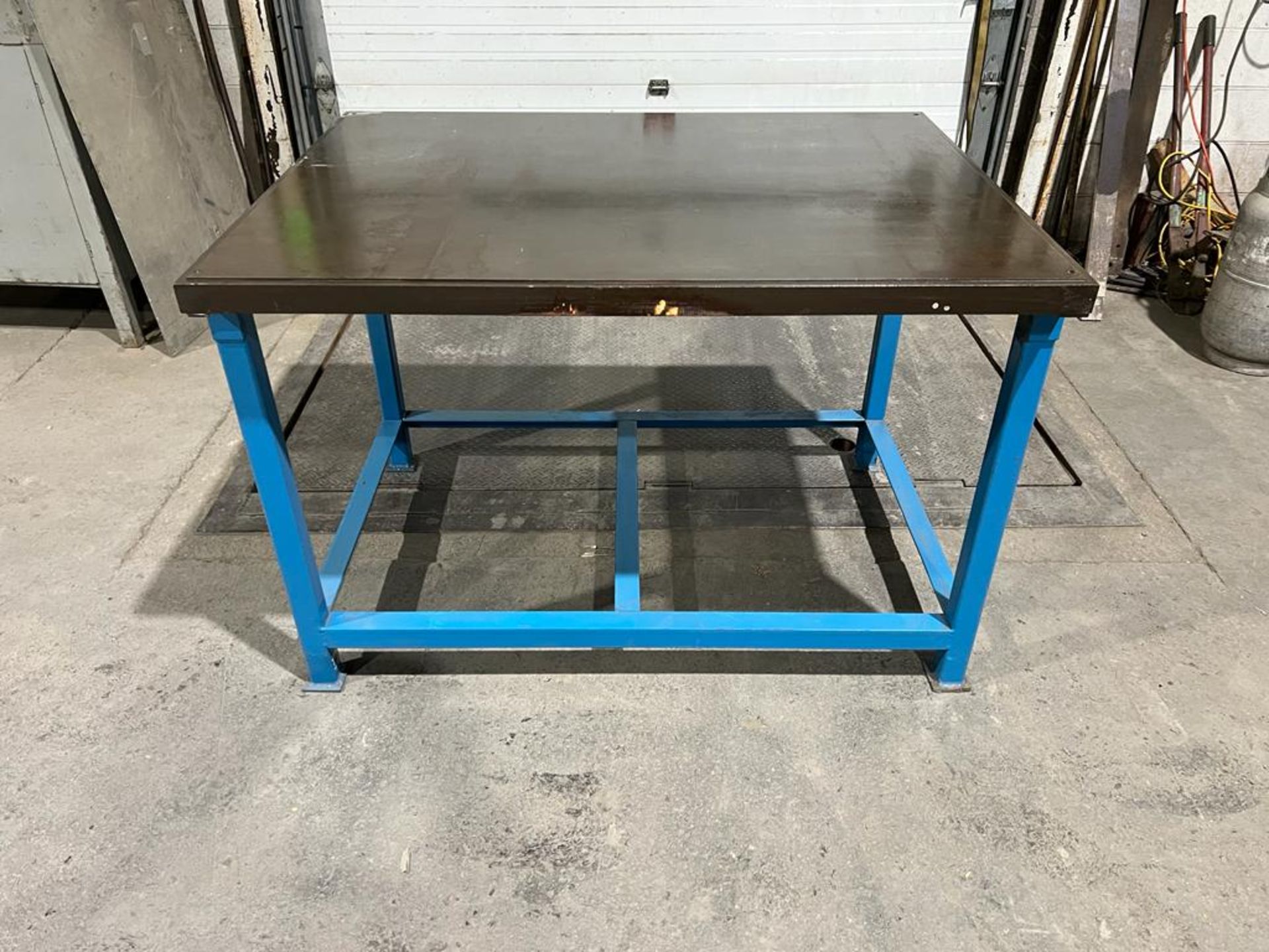 Heavy Duty Steel Work Table 50x40" tabletop dimensions
