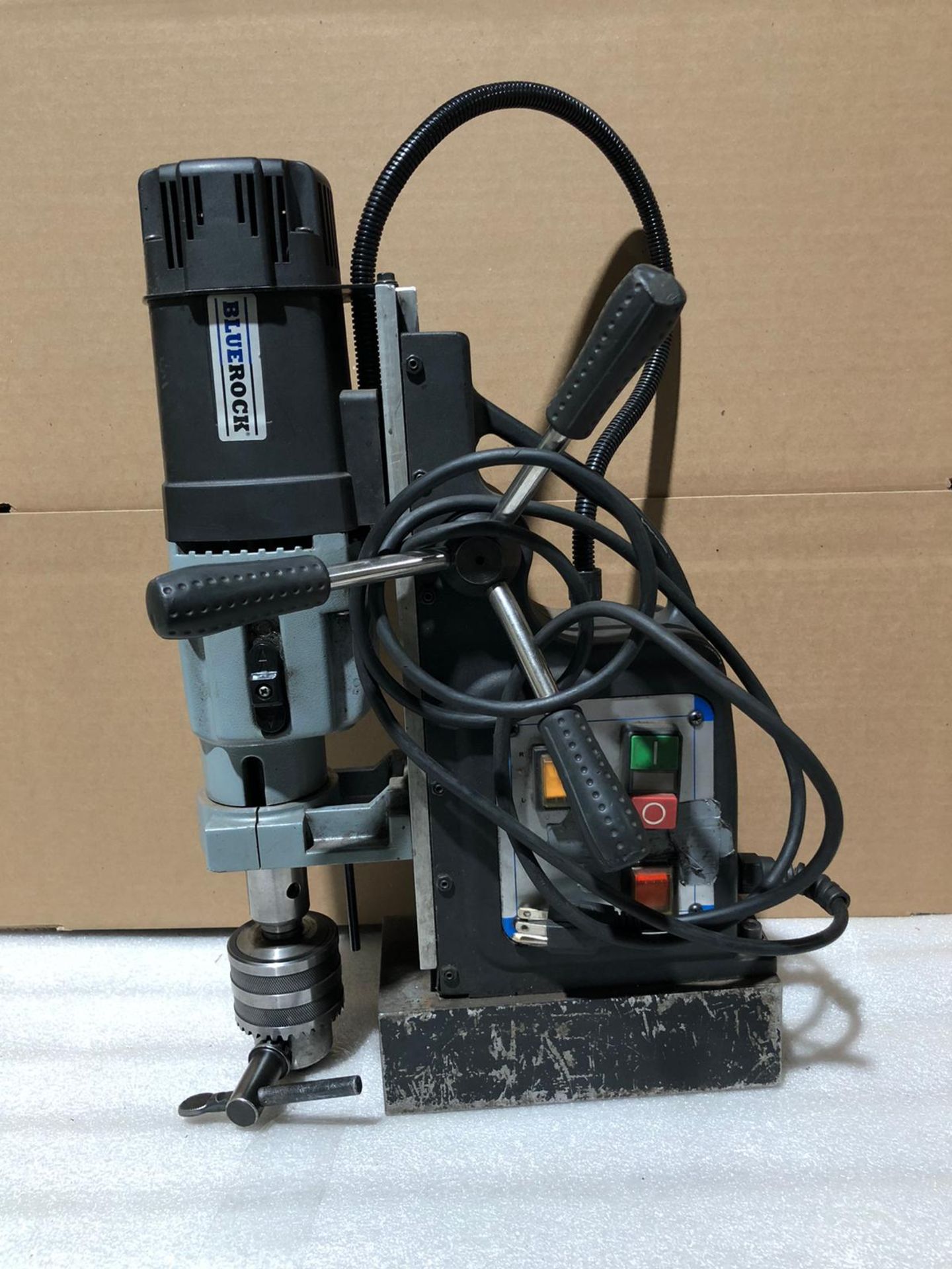 BlueRock Magnetic Mag Drill Unit with Drill Chuck - 120V