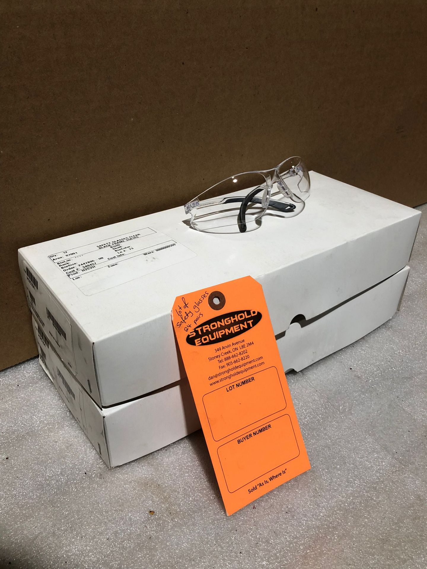 Lot of 24 (24 sets) Brand New Safety Glasses - Image 3 of 3