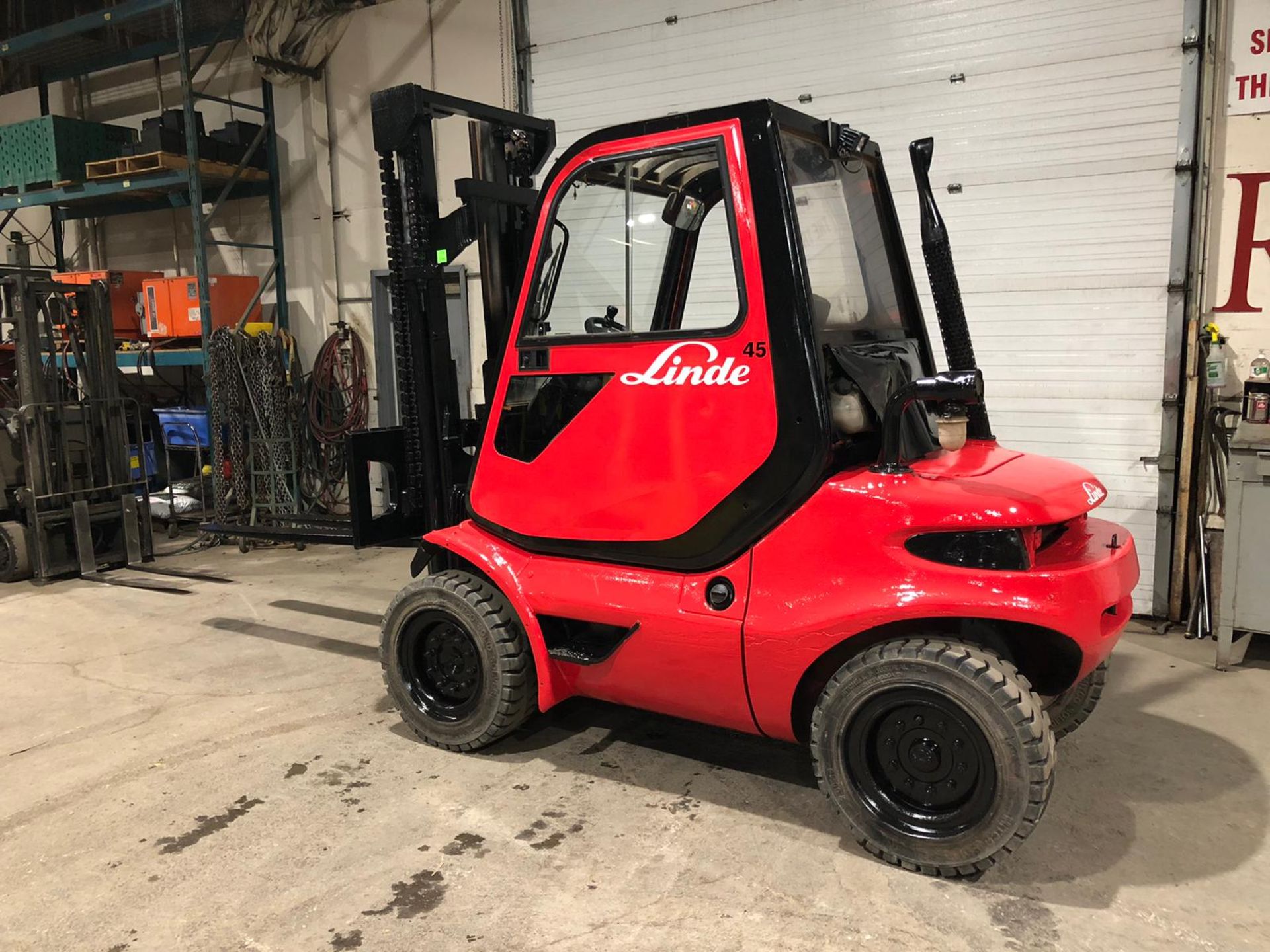 NICE Linde H40D - 9,000lbs Capacity OUTDOOR Forklift Diesel with 70" Forks & sideshift - FREE - Image 4 of 6
