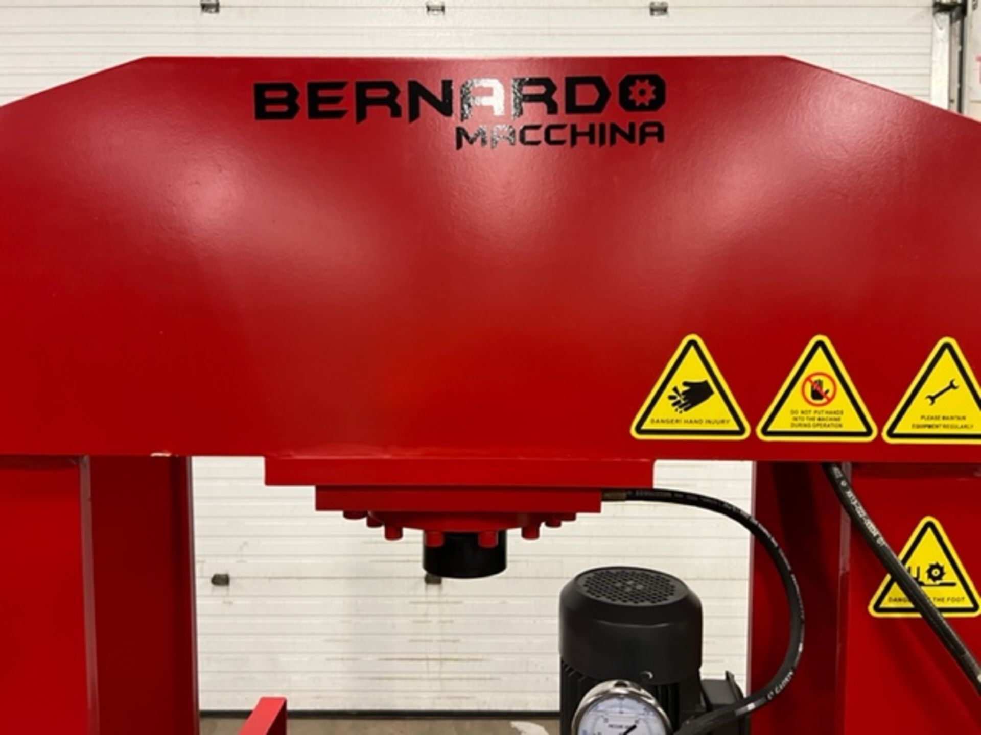 Bernardo Macchina model BHP-80 H-Frame Press 80 Ton Capacity with adjustable table height, hydraulic - Image 2 of 5