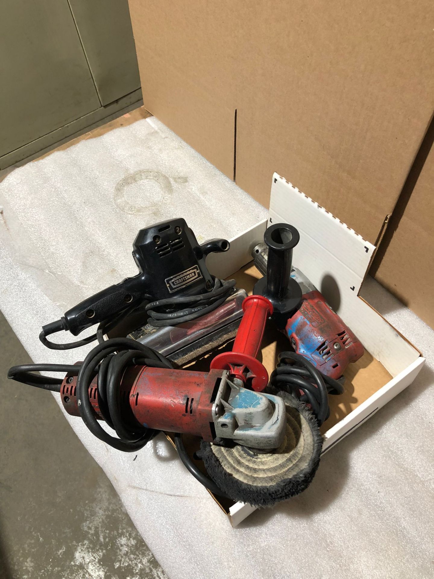 Lot of 3 (3 units) Hand tools - Drill, Grinder and Sander Milwaukee Units *** FROM 5-STAR RIGGING - Image 2 of 2