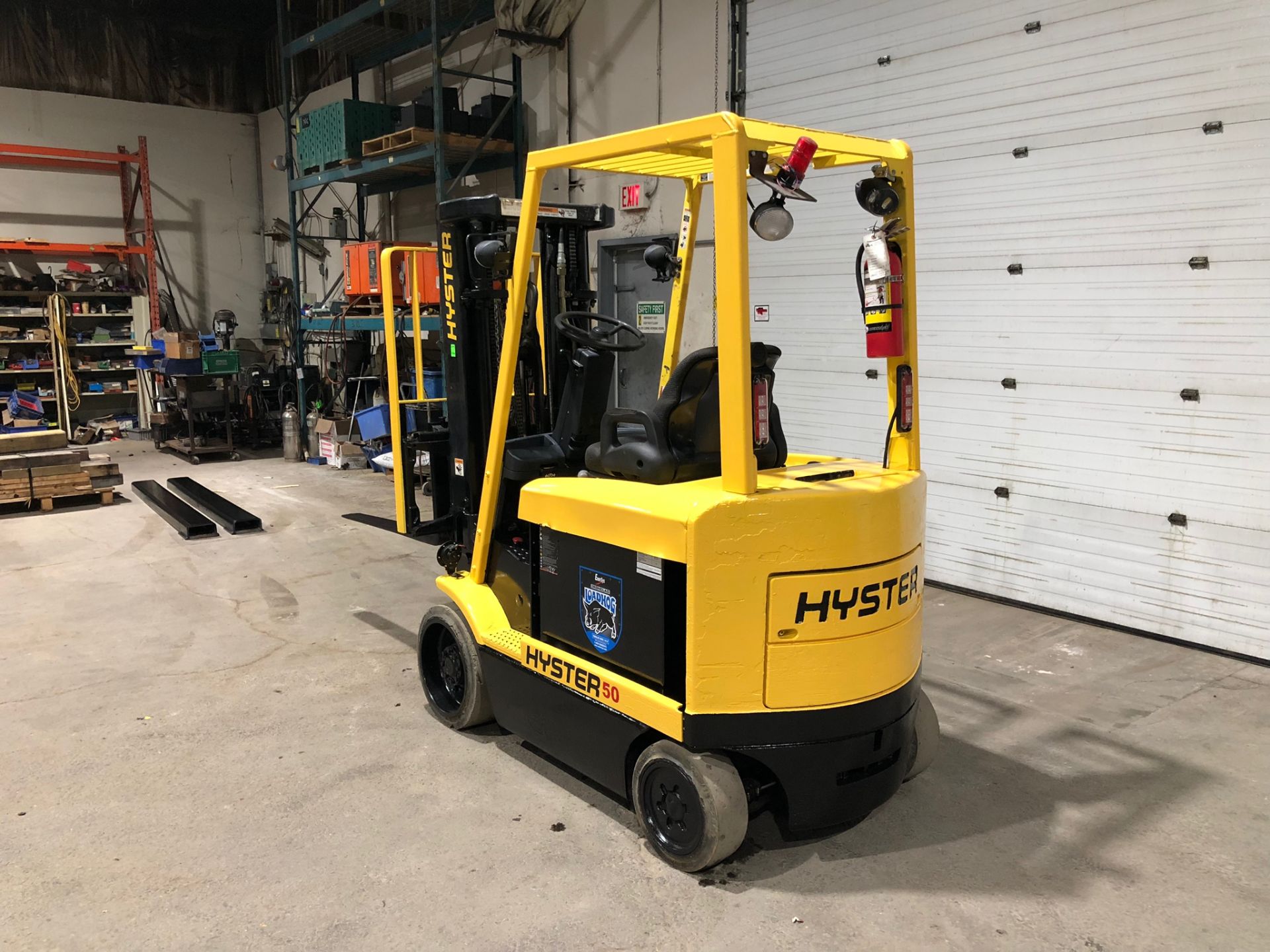 NICE Hyster 50 - 5,000lbs Capacity Forklift Electric with Sideshift 3-stage mast 48V - FREE CUSTOMS - Image 2 of 5