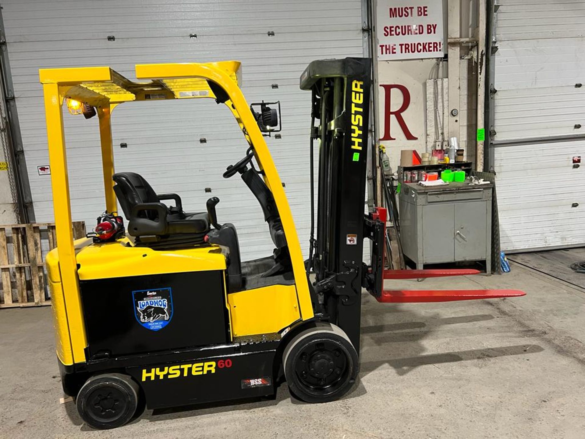 NICE 2016 Hyser 60 - 6,000lbs Capacity Electric Forklift 48V with Sideshift 48" forks - 3-stage mast