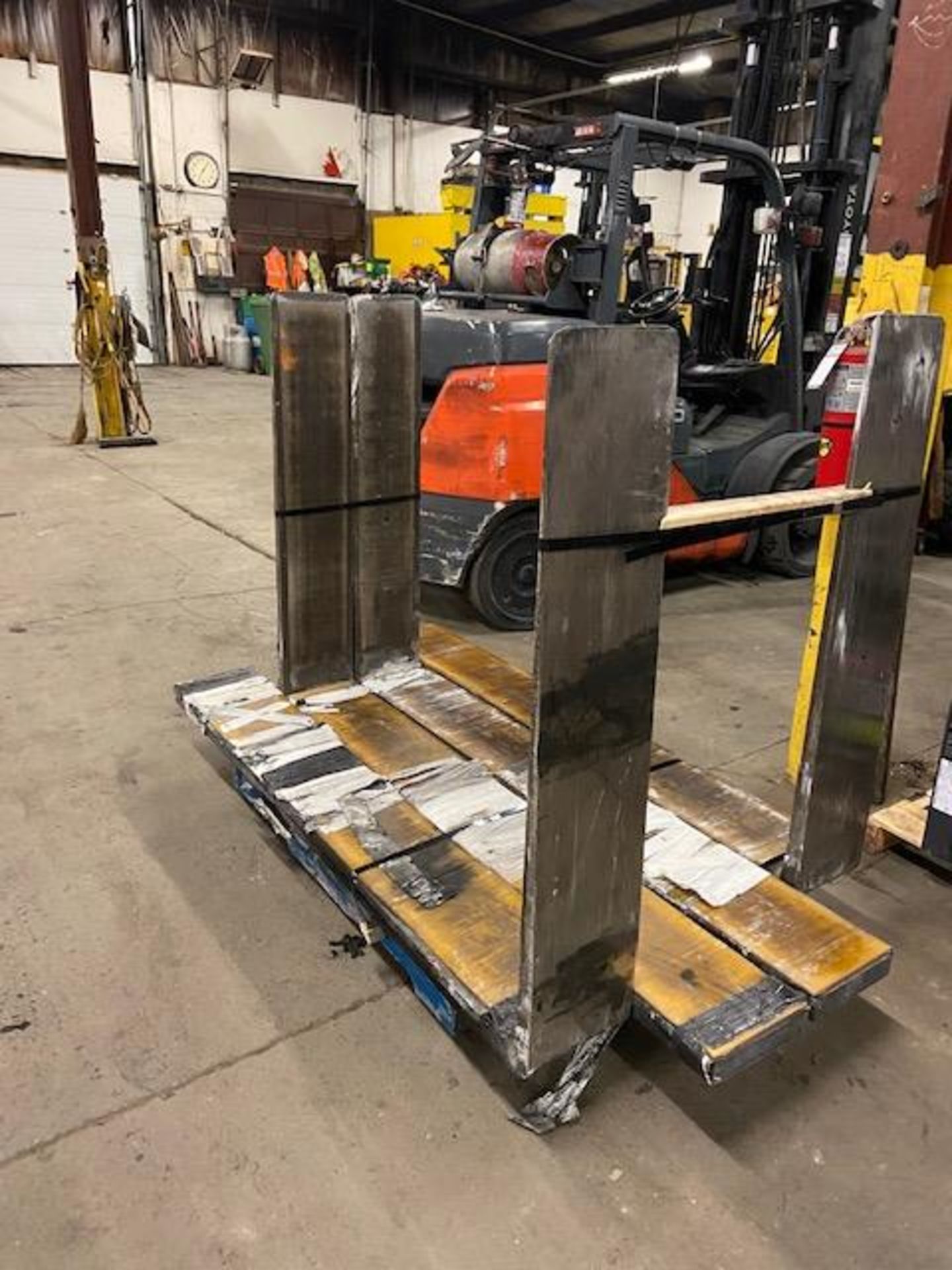 Lot of 2 Gyprock Forklift Forks (1 complete set of 2) CLASS 4 - 48" Long 10" wide HEAVY DUTY 6