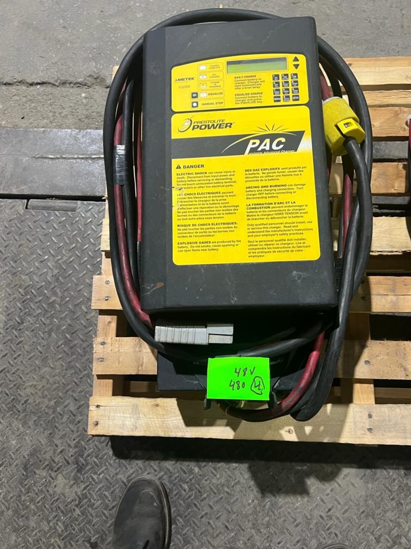 Prestige Power Forklift Battery Charger 48V Unit - 480V 3 phase input