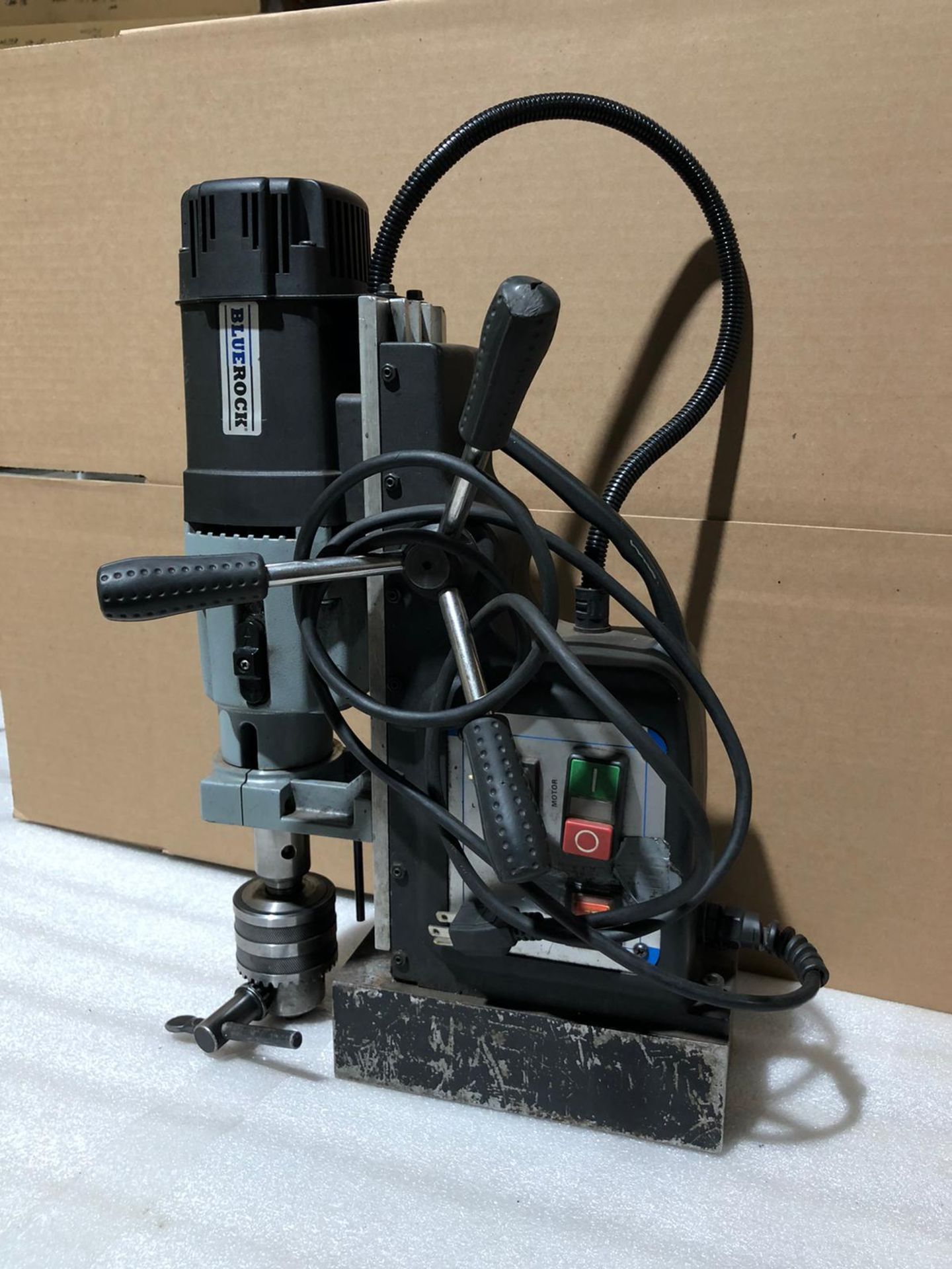 BlueRock Magnetic Mag Drill Unit with Drill Chuck - 120V - Image 2 of 4