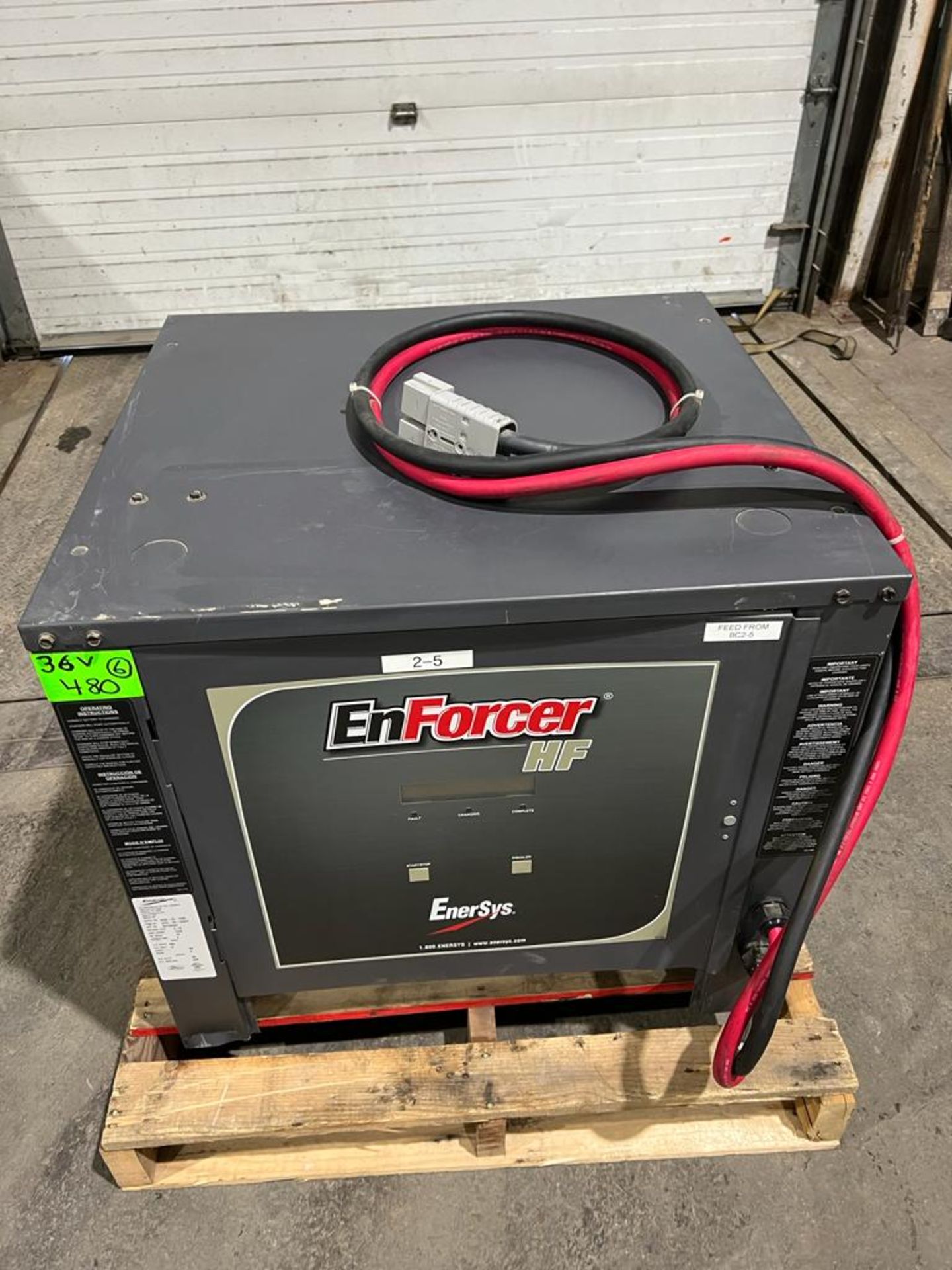 Enforcer Forklift Battery Charger 36V Unit - 480V 3 phase