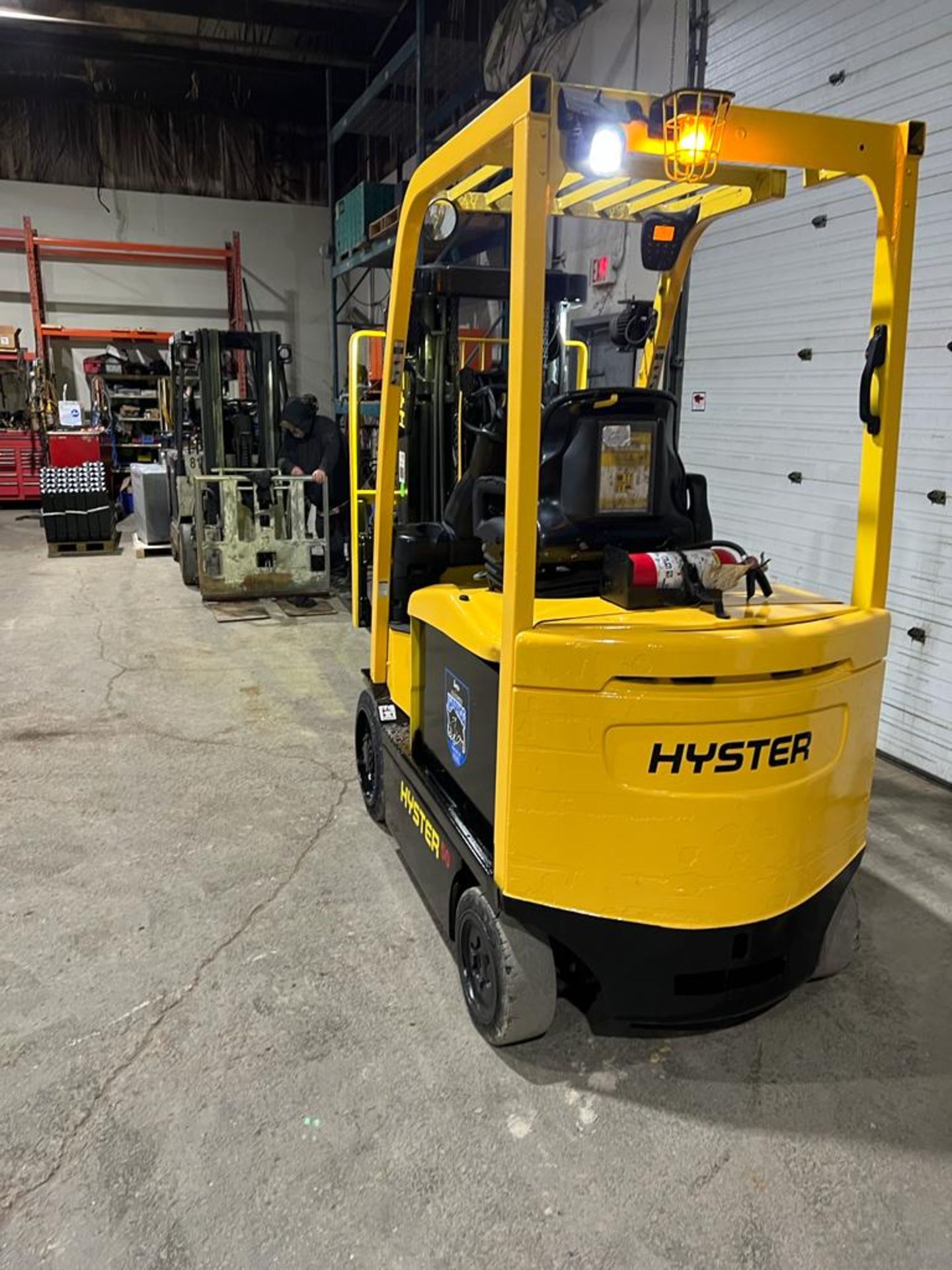 NICE 2016 Hyster 50 - 5,000lbs Capacity Forklift Electric NEW FORKS - Safety to Nov 2023 - 48V - Image 3 of 3