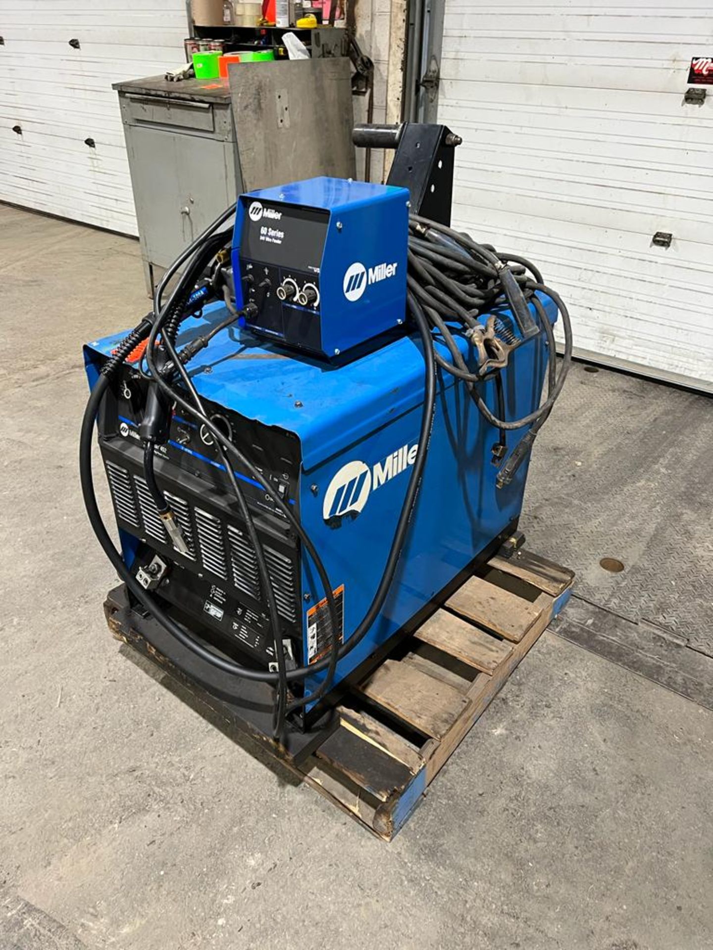 Miller 452 Gold Star Mig Welder with 60 Series 4-Wheel Wire Feeder Stick-Mig Complete LOTS of - Image 3 of 3