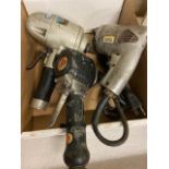 Lot of 3 Air & Electric Hand Tool Units
