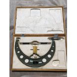 Mitutoyo 11-12" Micrometer in case with standard