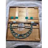 Mitutoyo 13-14" Micrometer in case with standard