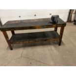 Work Table with VISE - 6' x 2'