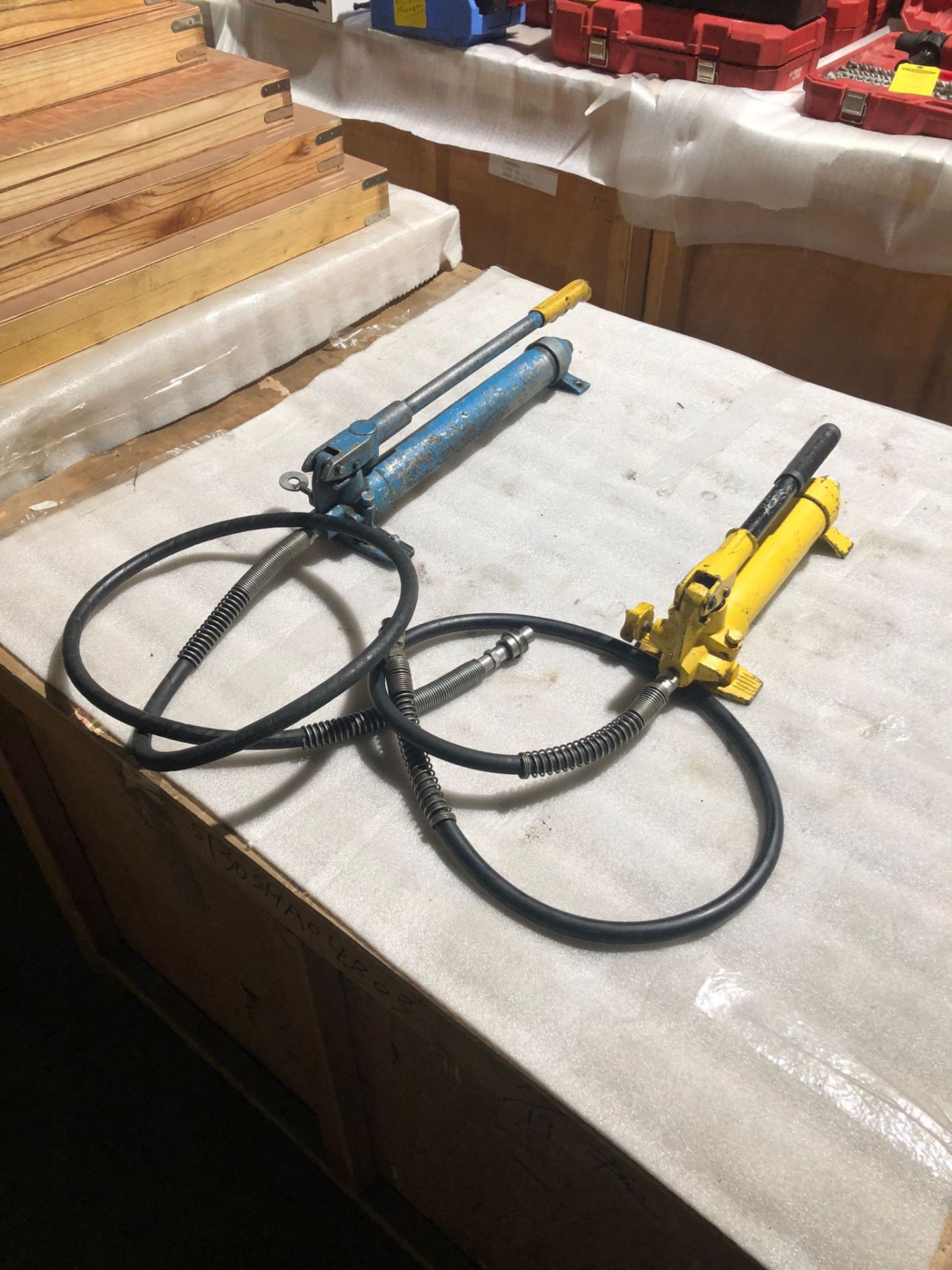 Lot of 2 (2 units) Enerpac Hand Pumps *** FROM 5-STAR RIGGING - Image 2 of 2