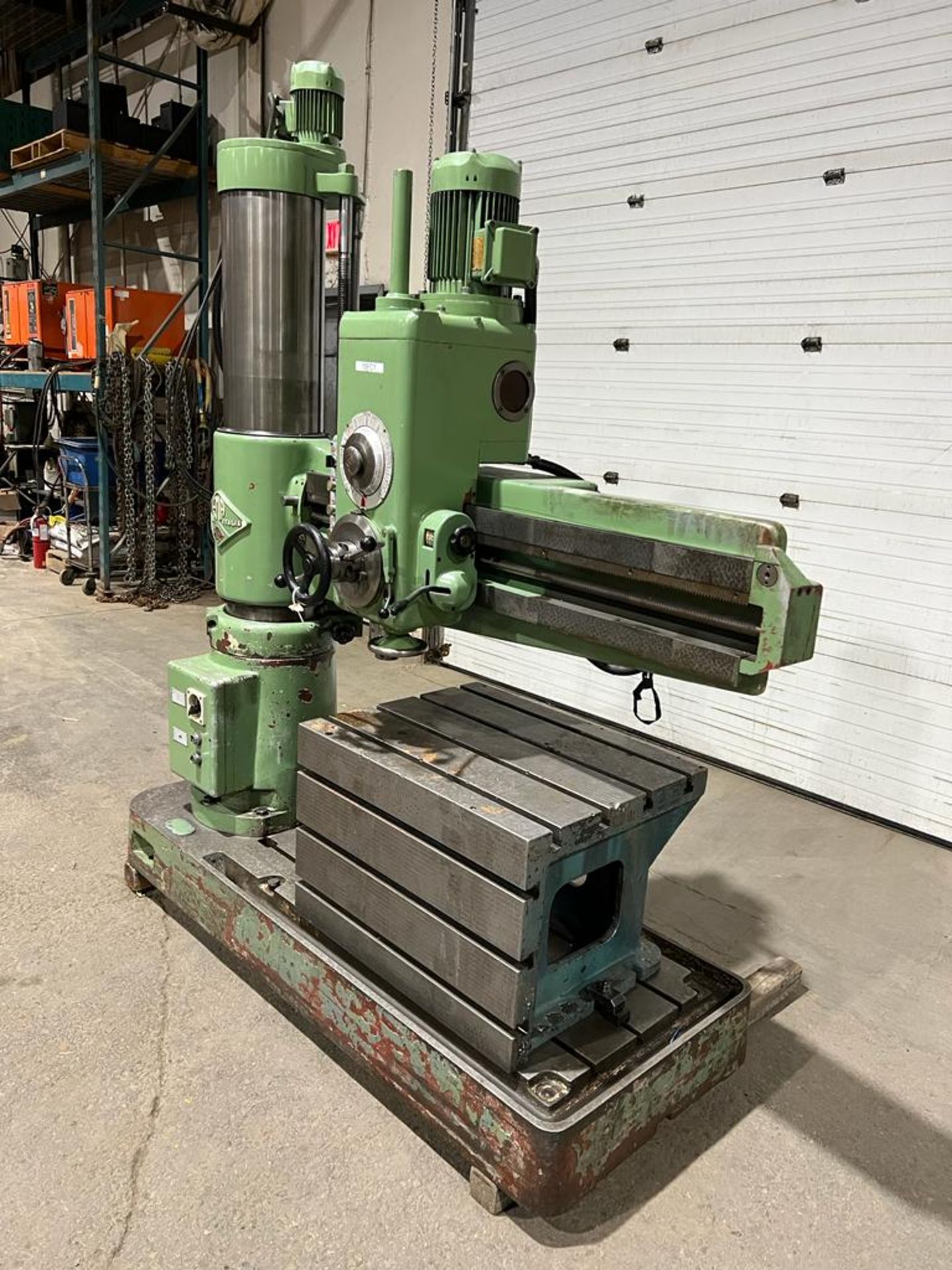 EMA Radial Arm Drill - 4' Unit MADE IN ITALY with table - 3 phase - Image 2 of 6