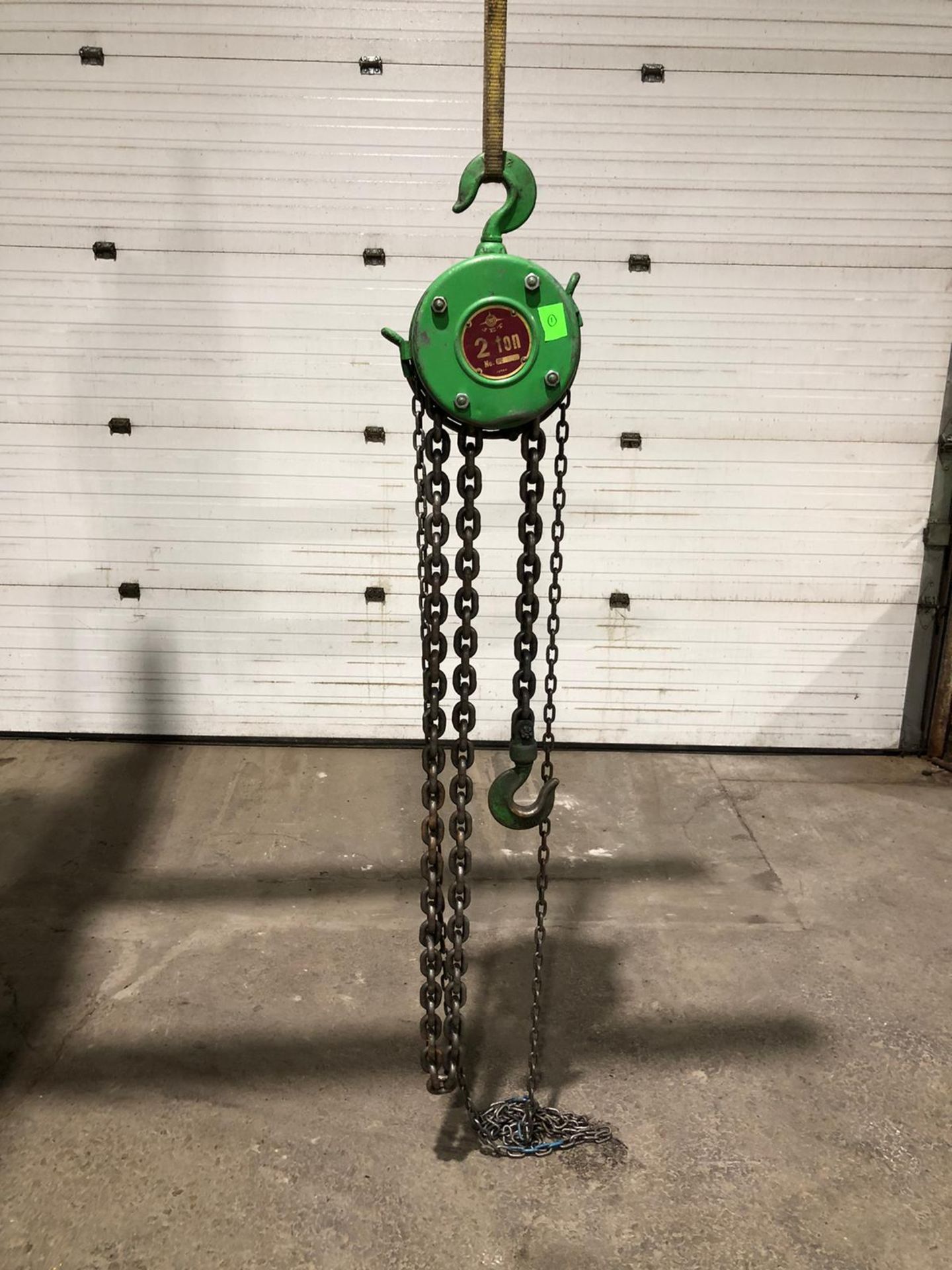 Jet 2 ton Capacity Chain Fall Hoist - 10' long with hoook