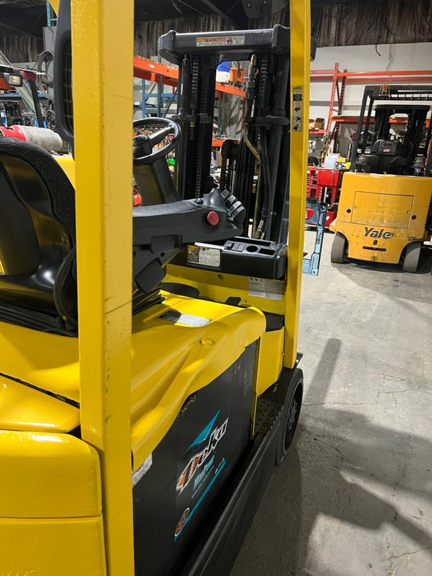 2013 Hyster 45 - 4,500lbs Capacity Forklift Electric - Safety to 2023 with Sideshift & plumbed for - Image 5 of 5