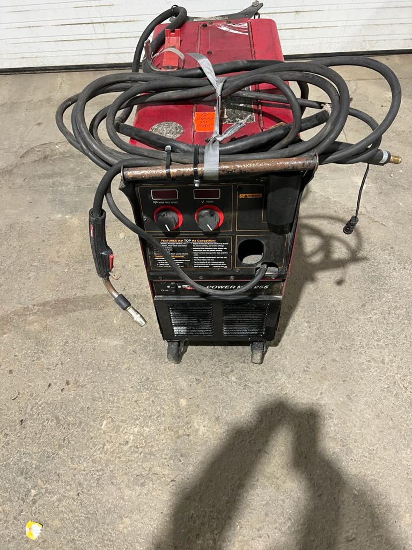 Lincoln Power Mig 255 Mig Welder with Built in Wire Feeder and gun 208/230V COMPLETE - Image 3 of 4