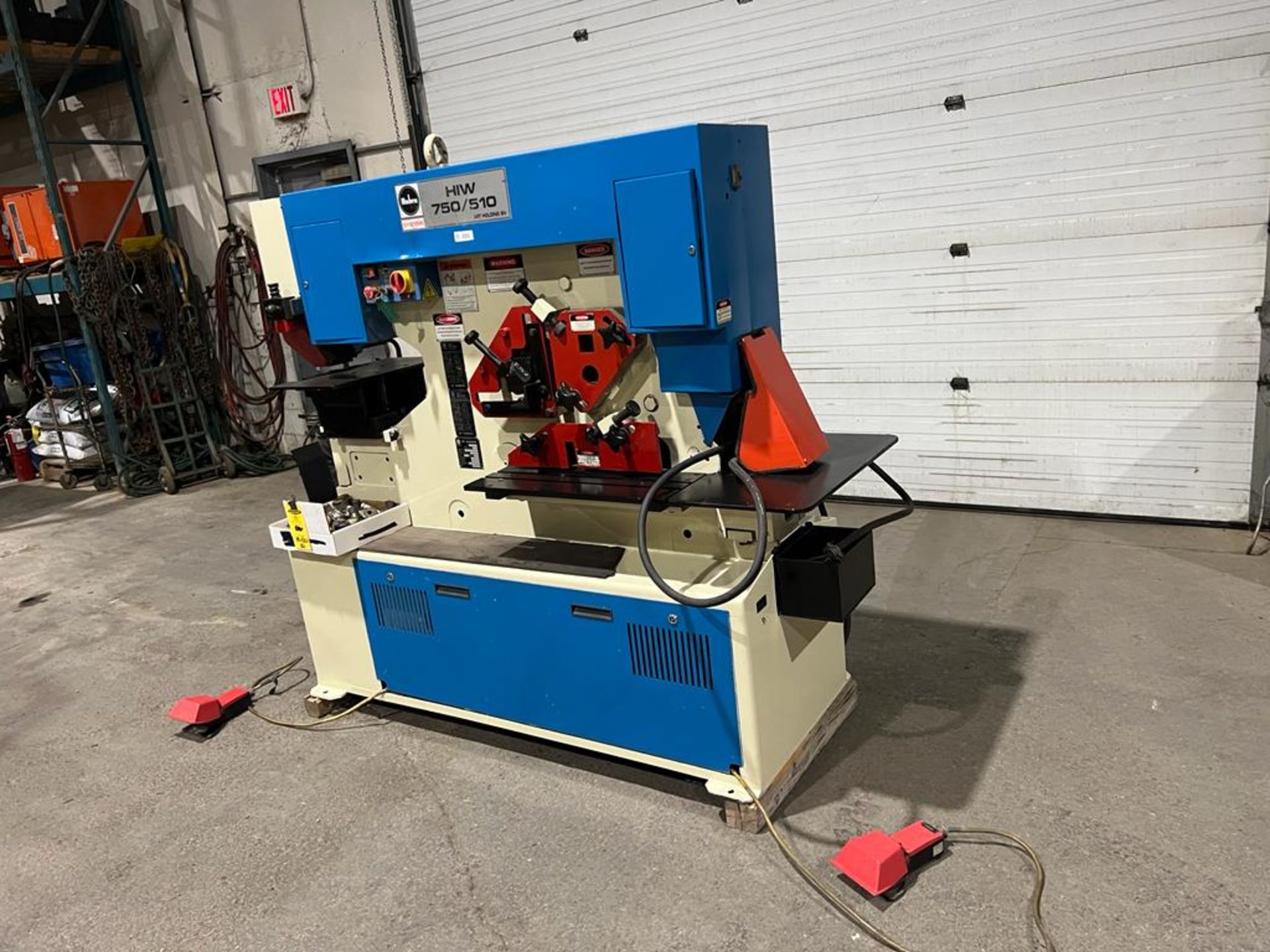 NICE Mubea 82 Ton Capacity Hydraulic Ironworker - Dual Operator - complete LOT OF DIES and PUNCHES