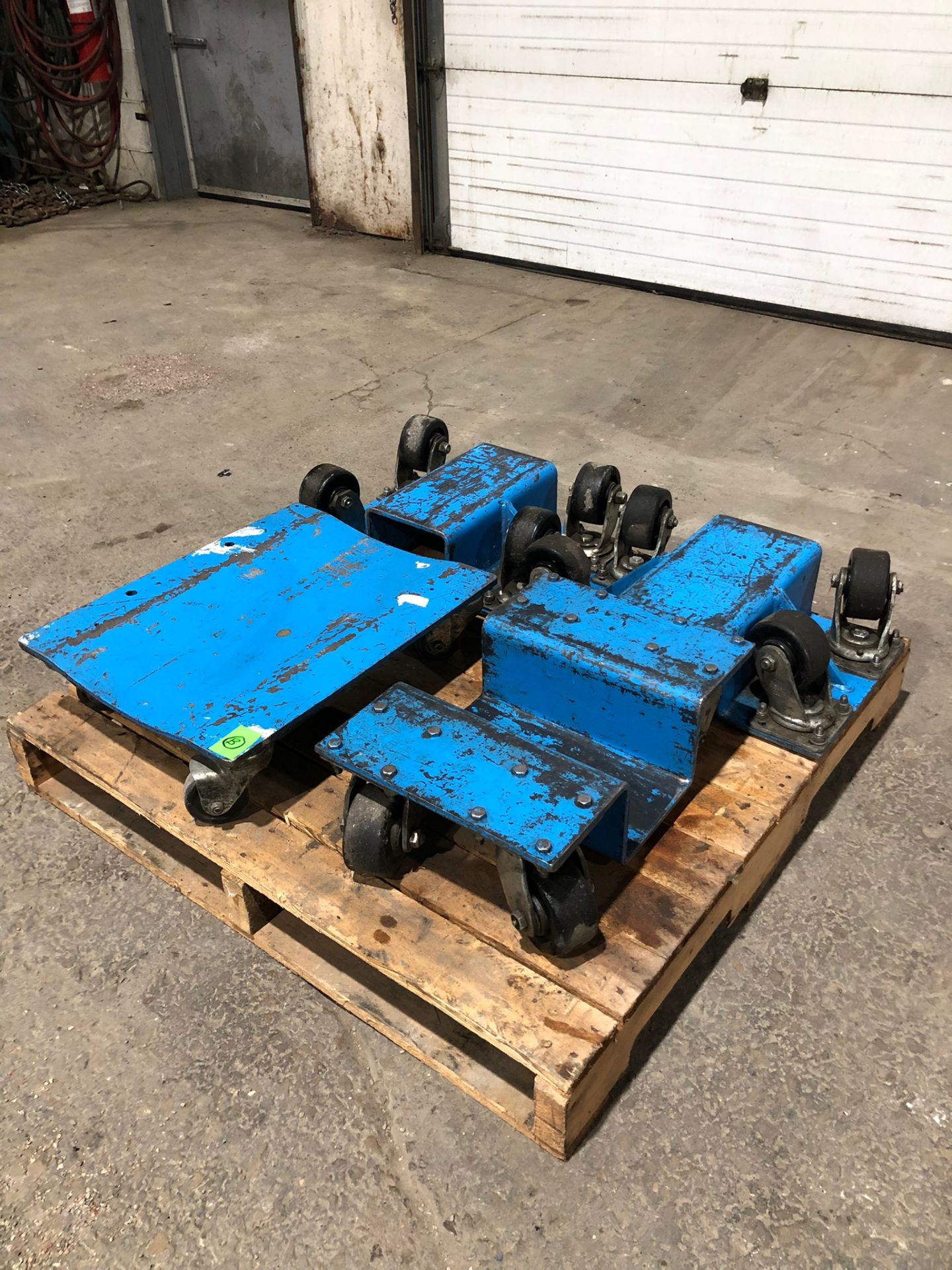 Lot of 4 (4 units) Step Dollies Machinery Movers