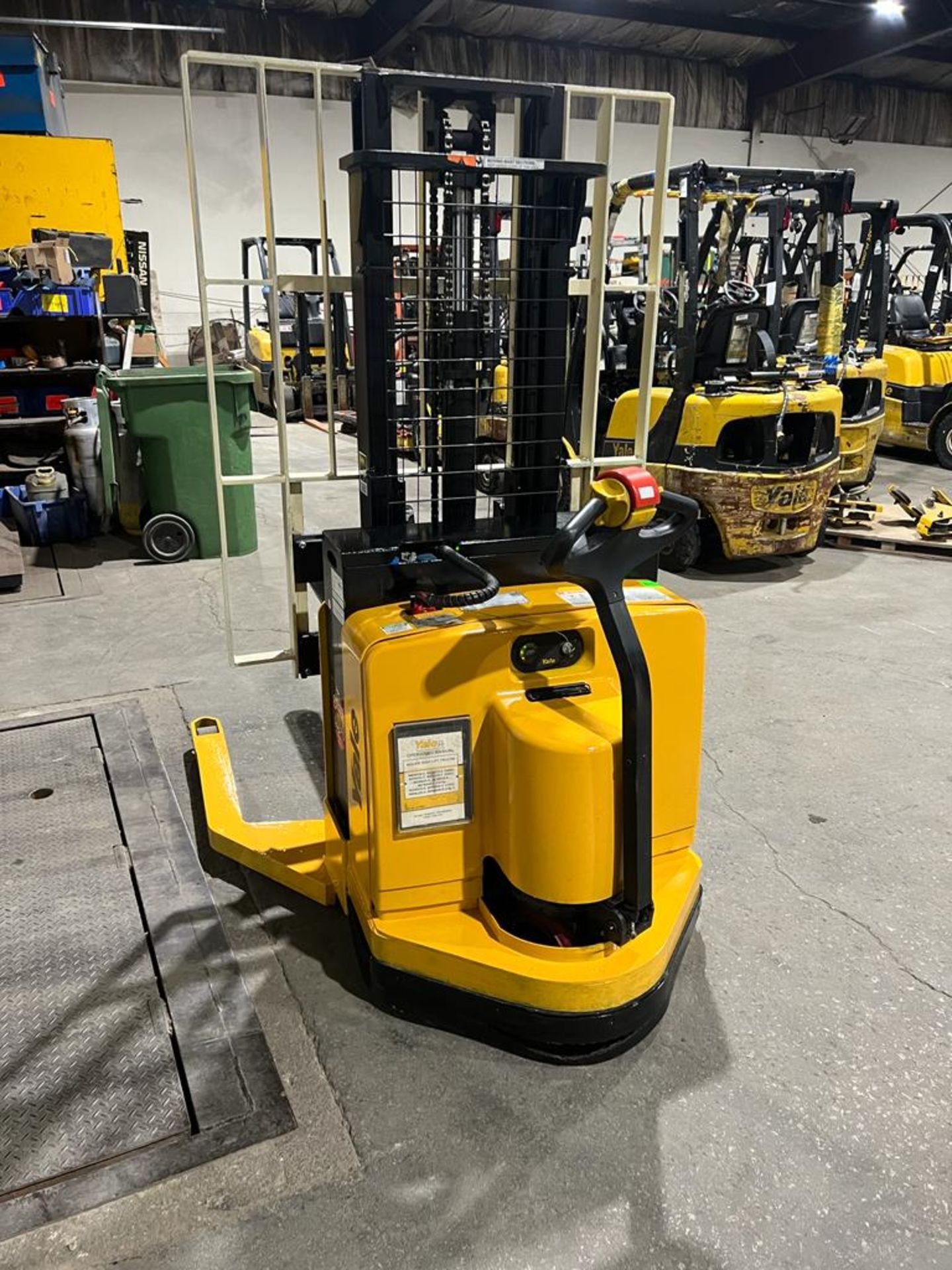 2008 Yale Pallet Stacker Walk Behind 4,000lbs capacity electric Powered Pallet Cart 24V with LOW - Image 3 of 3