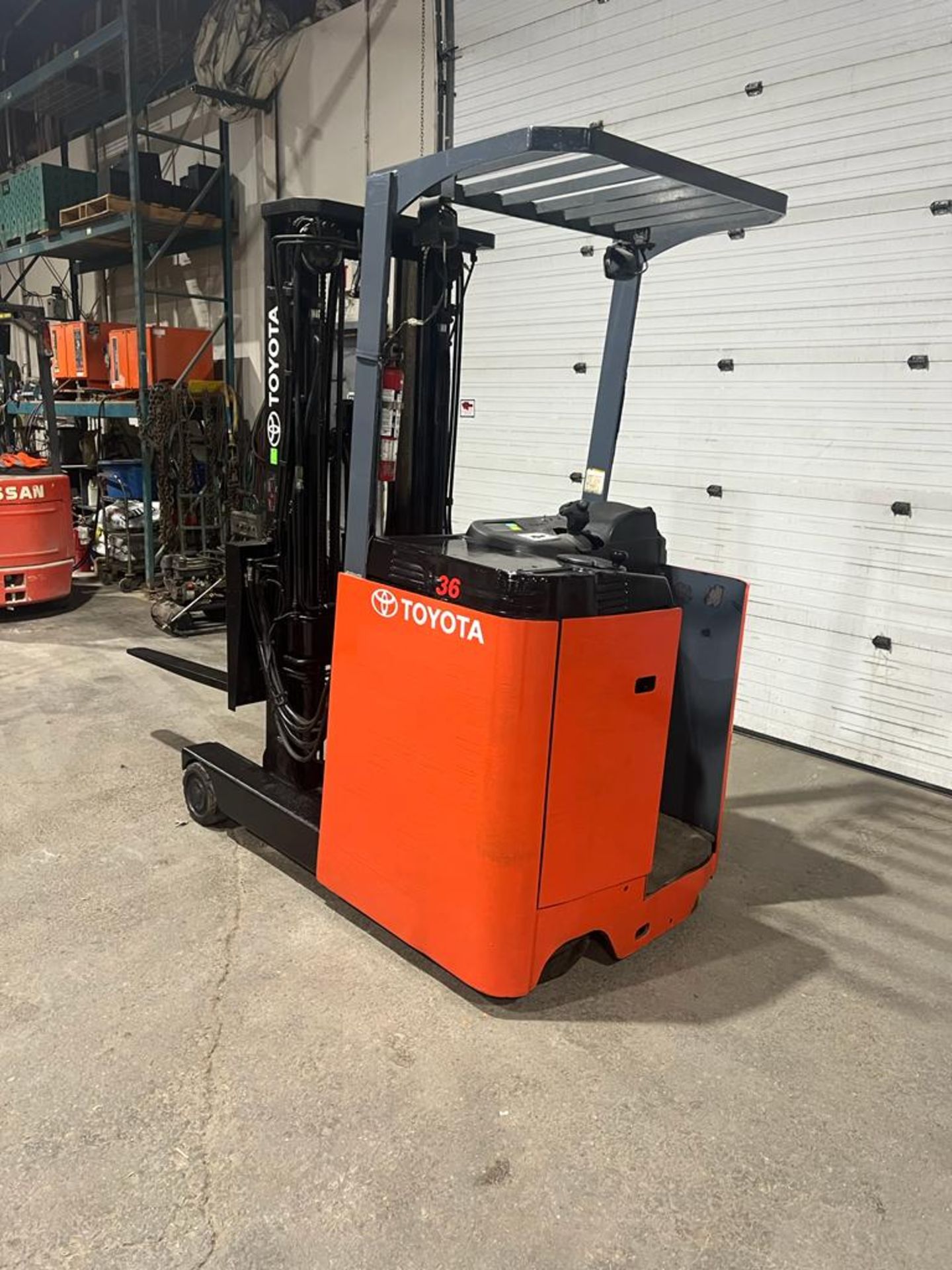 Toyota Reach Truck 3,600lbs Capacity Electric Unit with 3-stage 48V Battery with Sideshift - FREE - Image 2 of 4