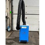 NEW UNIT Pneu-Airtec Fume Extractor with long reach snorkel arm - 120V single phase - MINT &