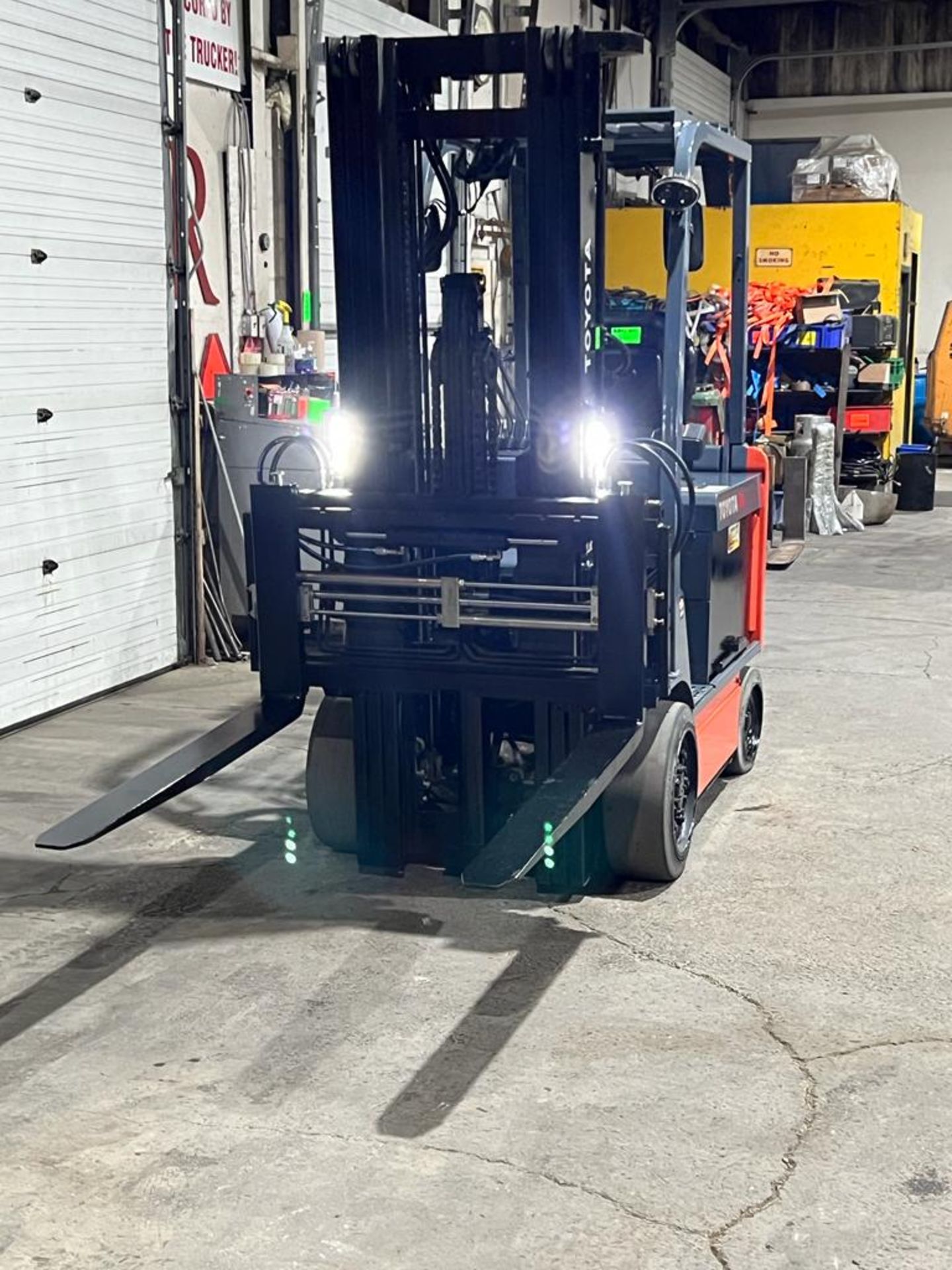 2019 Toyota 6,400lbs Capacity Forklift Electric with NEW Sideshift & Fork Positioner with 3-STAGE - Image 2 of 3
