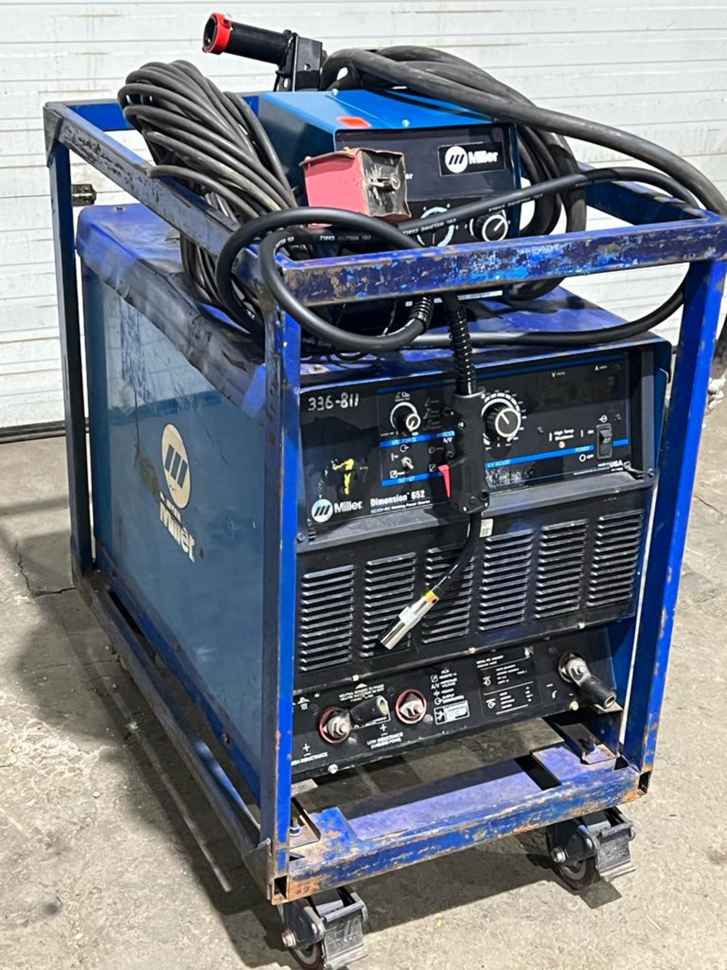 Miller Dimension 652 Mig Welder 650 Amp Mig Tig Stick Multi-Process Power Source with New Wire