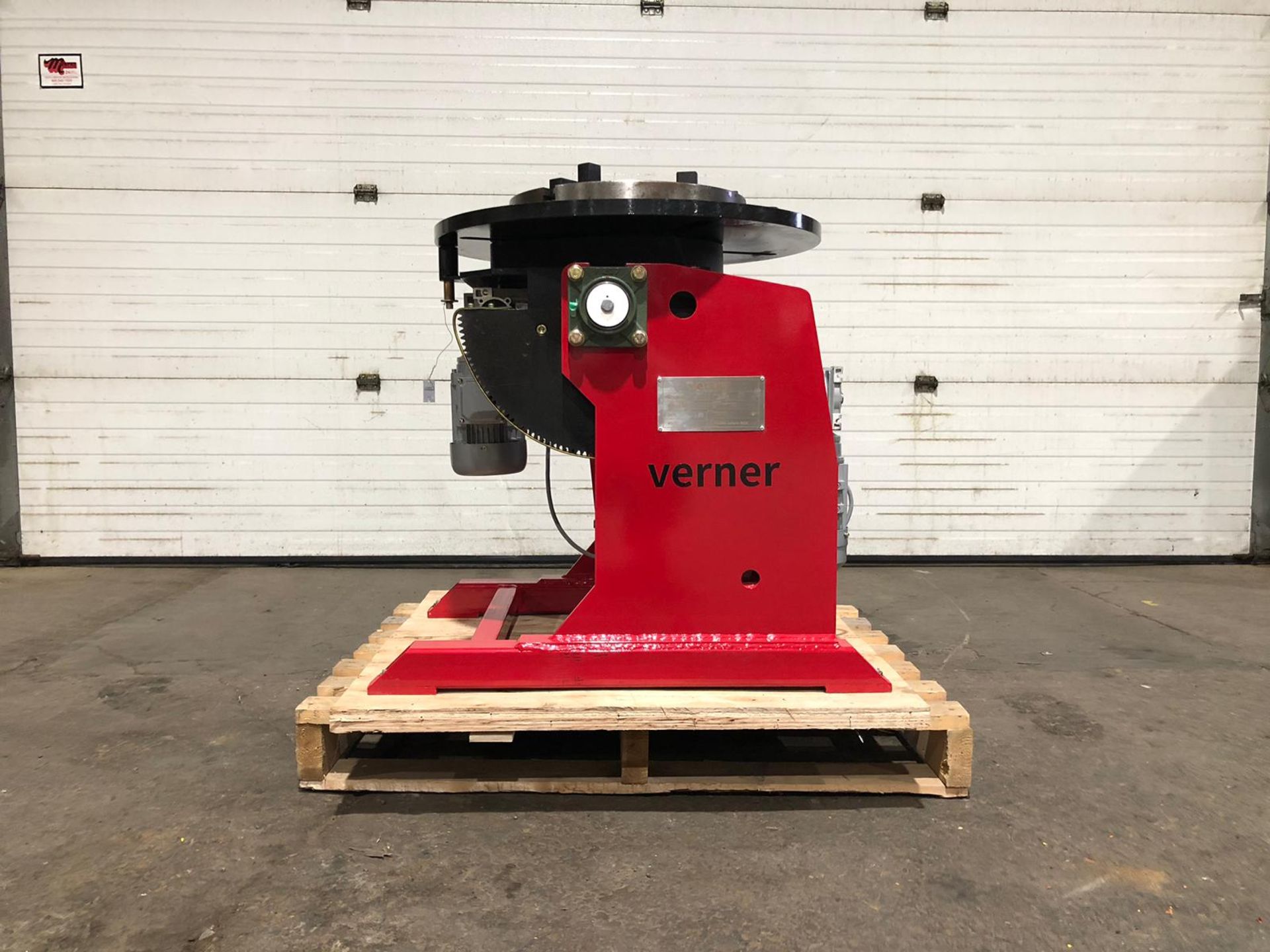 Verner model VD-1250 WELDING POSITIONER 1,250lbs capacity with 3-Jaw Clamping Chuck tilt and - Image 4 of 5