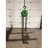 Jet 2 ton Capacity Chain Fall Hoist - 10' long with hoook