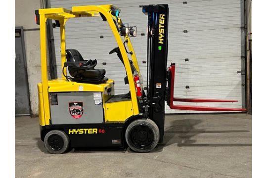 2016 Hyster 6,000lbs Capacity Forklift Electric with 48V Battery & 3-STAGE MAST with Sideshift - - Image 3 of 4