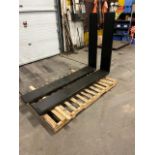 Lumber Forks Class 4 - 48" x 10" x 72" back dimensions