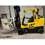 2016 Hyster 12,000lbs Capacity Forklift - LPG (propane powered) with ROLL CLAMP CASCADE UNIT & 3-