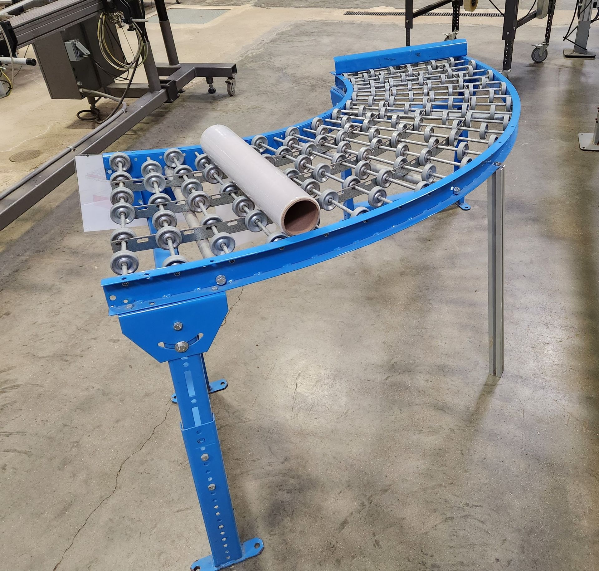 Mild Steel 45 Degree Roller Conveyor - Image 2 of 2