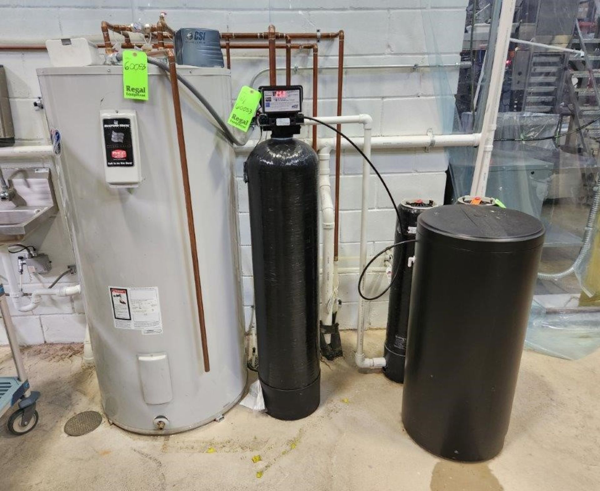 Bradford Water Heater with Softener System