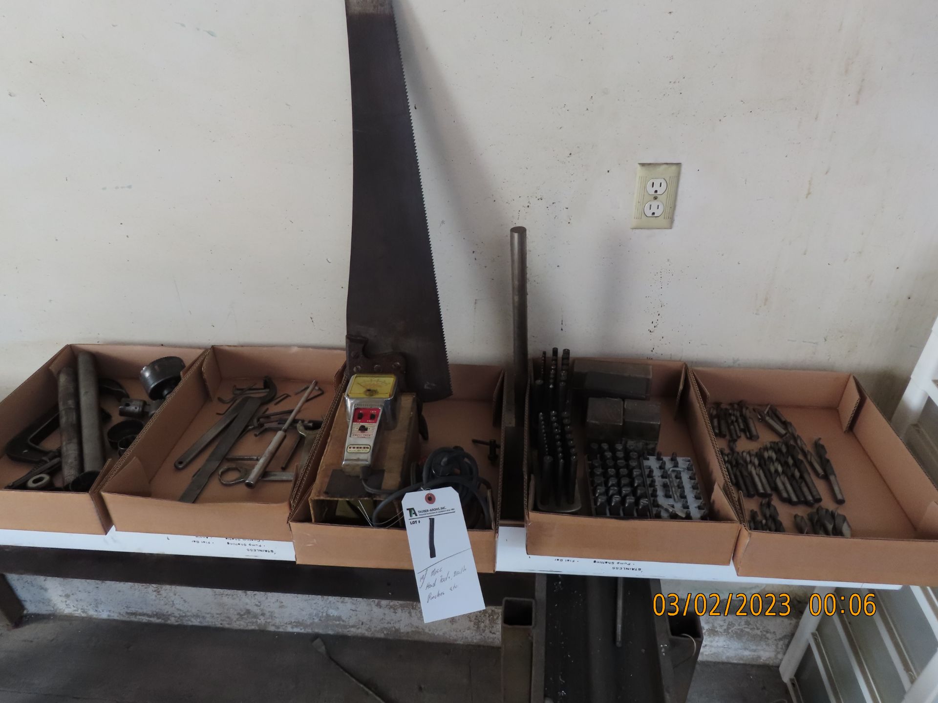 (Lot) Hand Tools, Drill Bits & Punches