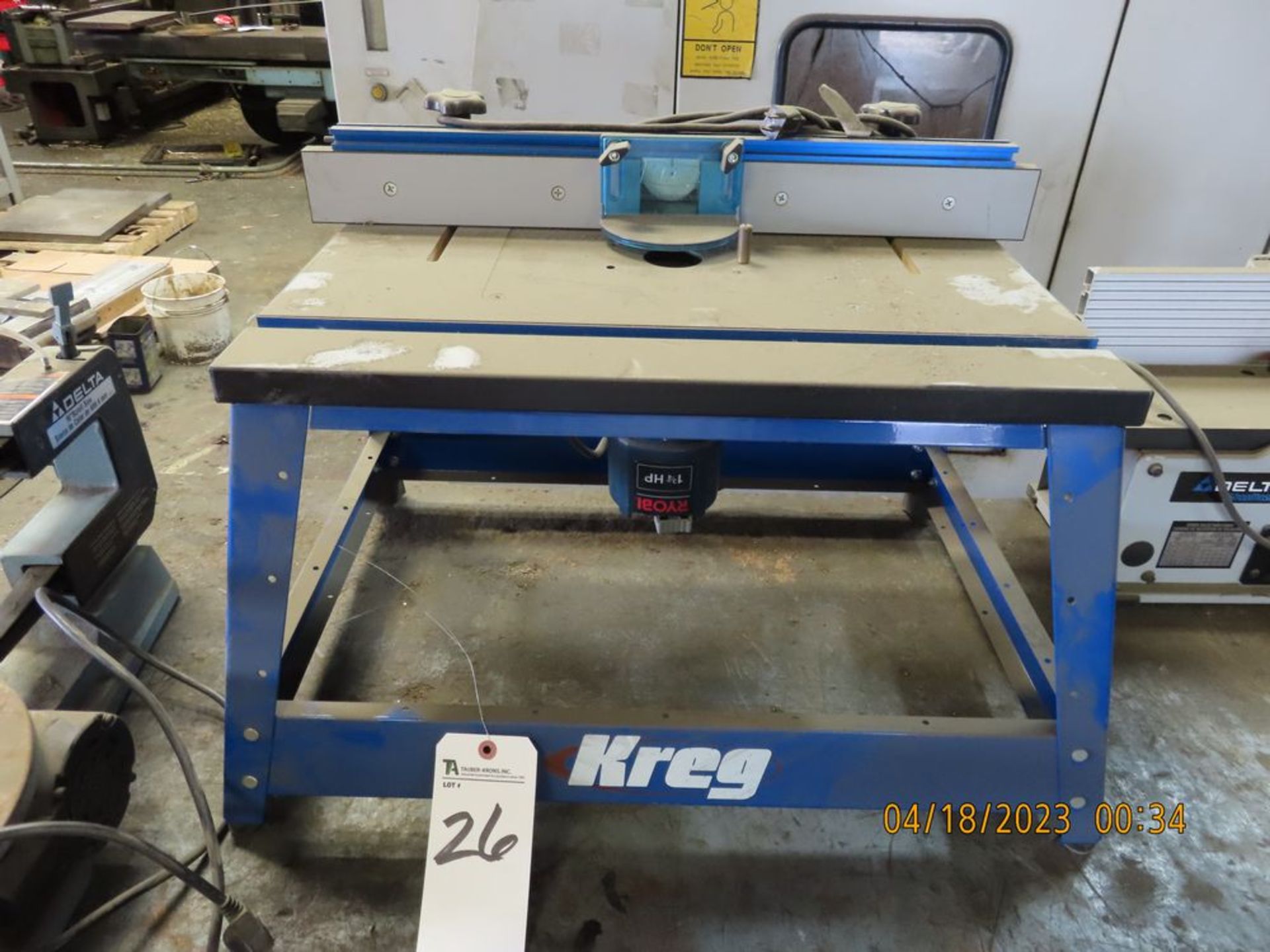 Ryobi 1 3/4hp Router w/ Kreg Table