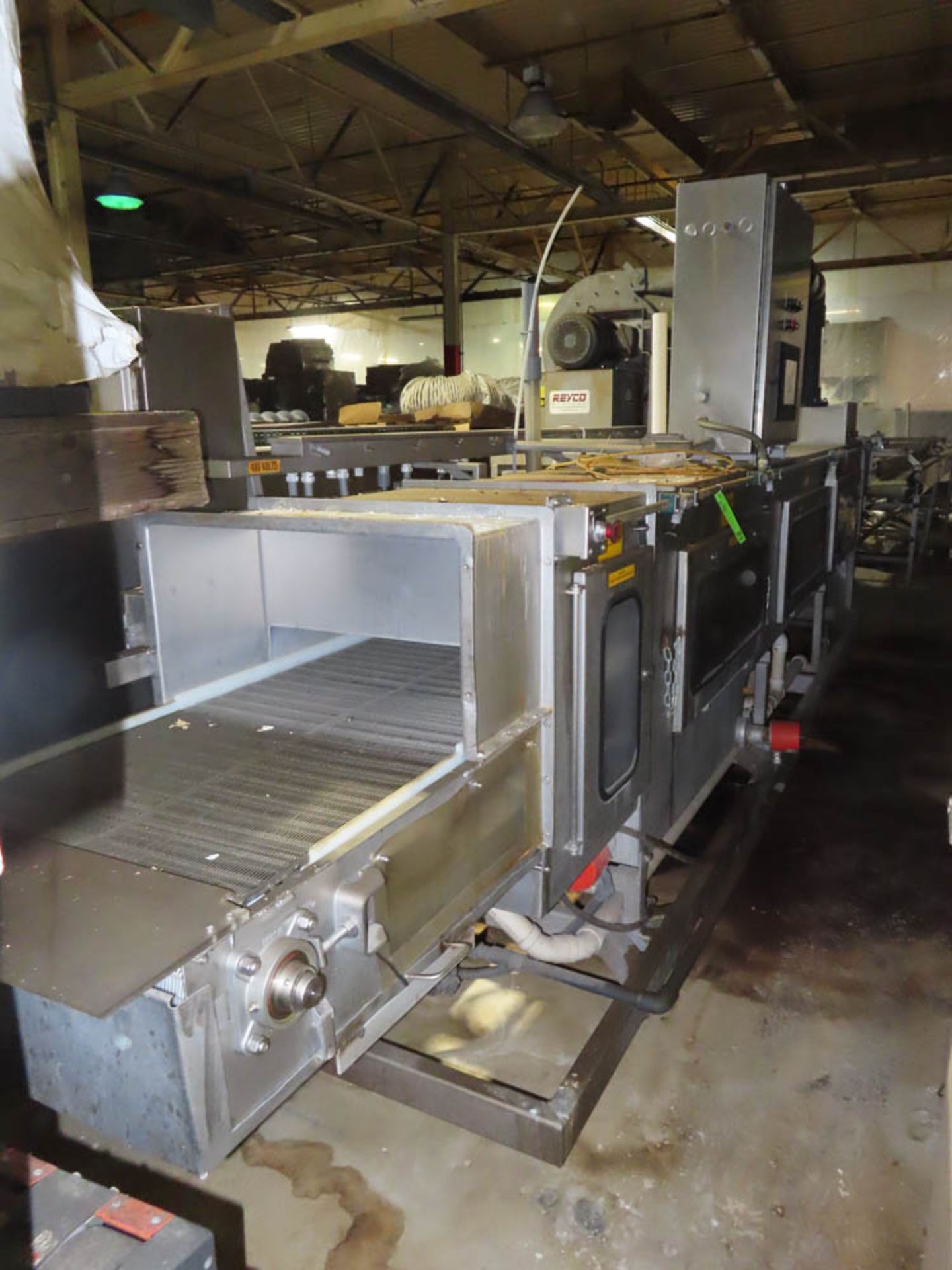 2007 Prax Air Continuous Conveyor Tray/Tub Washer