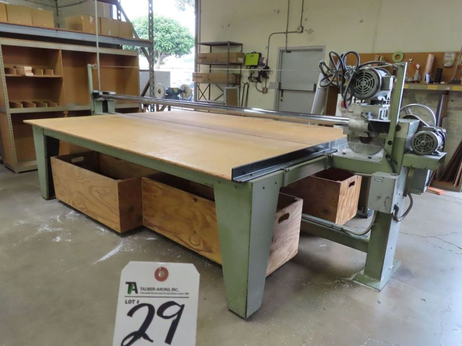 Peterson Panel Saw, 8' x 10' Table