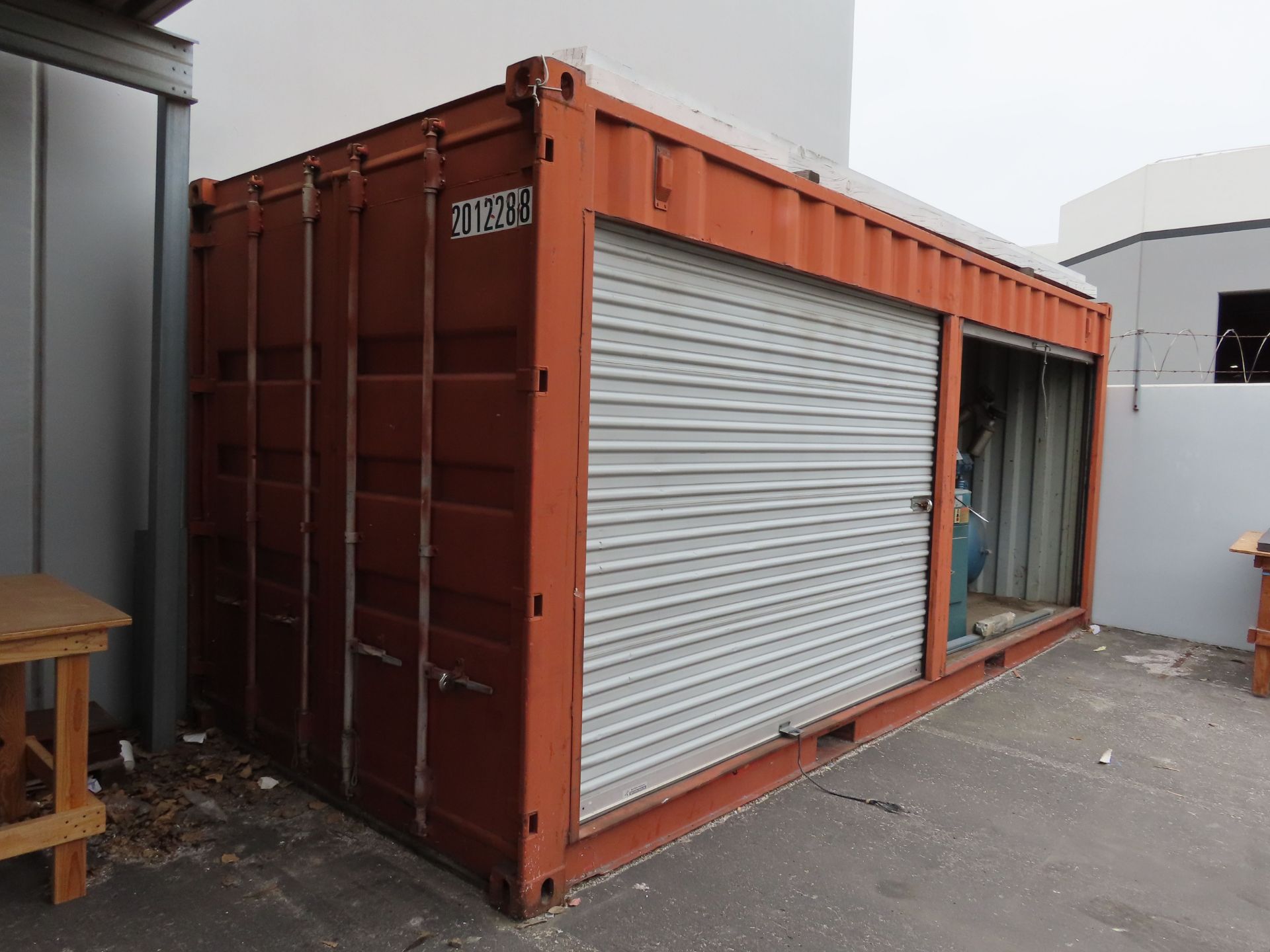 Storage Container, Approx. 8'W x 20'L x 100''T