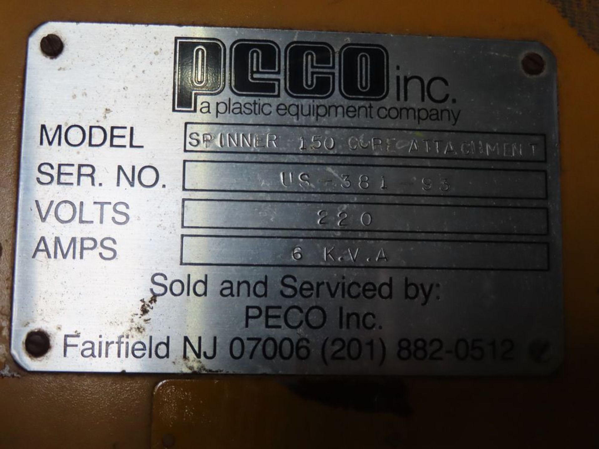 Peco Fas mod. Spinner 150, Core Attachment - Image 3 of 3